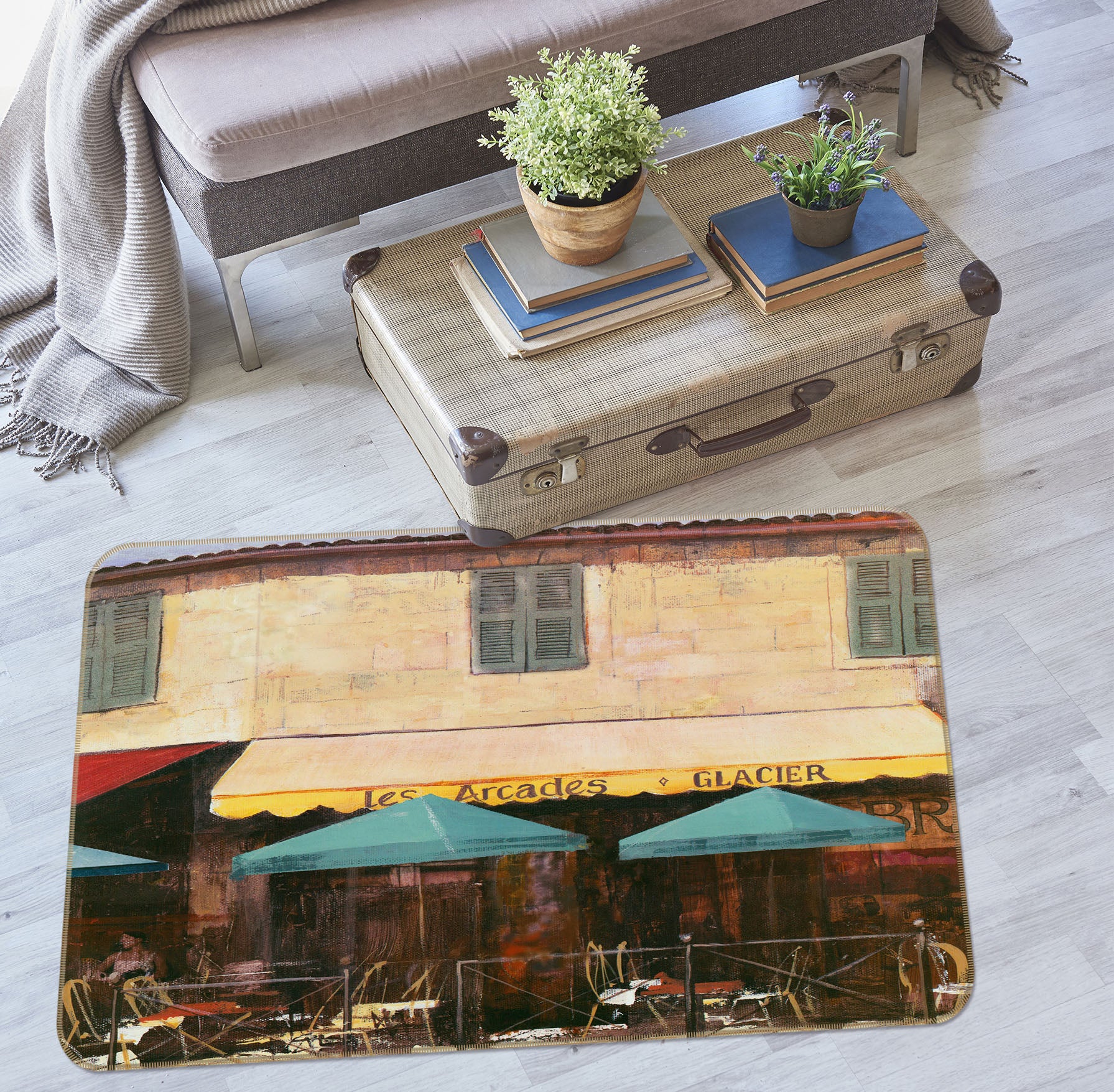 3D Street Shop 32059 Non Slip Rug Mat