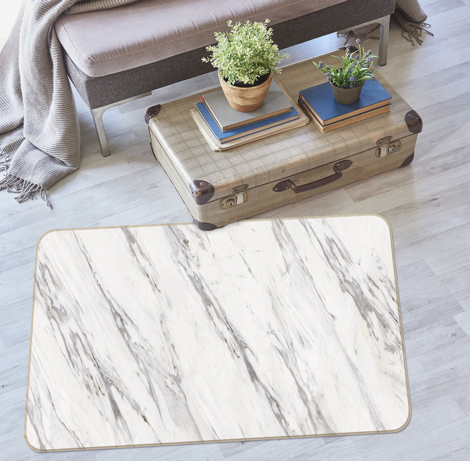3D Marbling 34012 Non Slip Rug Mat