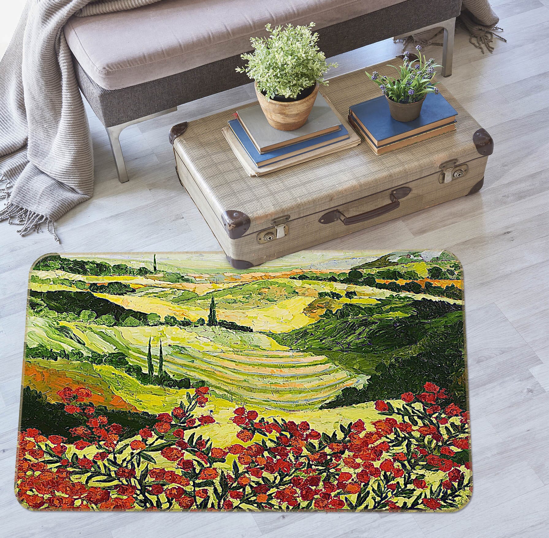 3D Look And Behold 1019 Allan P. Friedlander Rug Non Slip Rug Mat Mat AJ Creativity Home