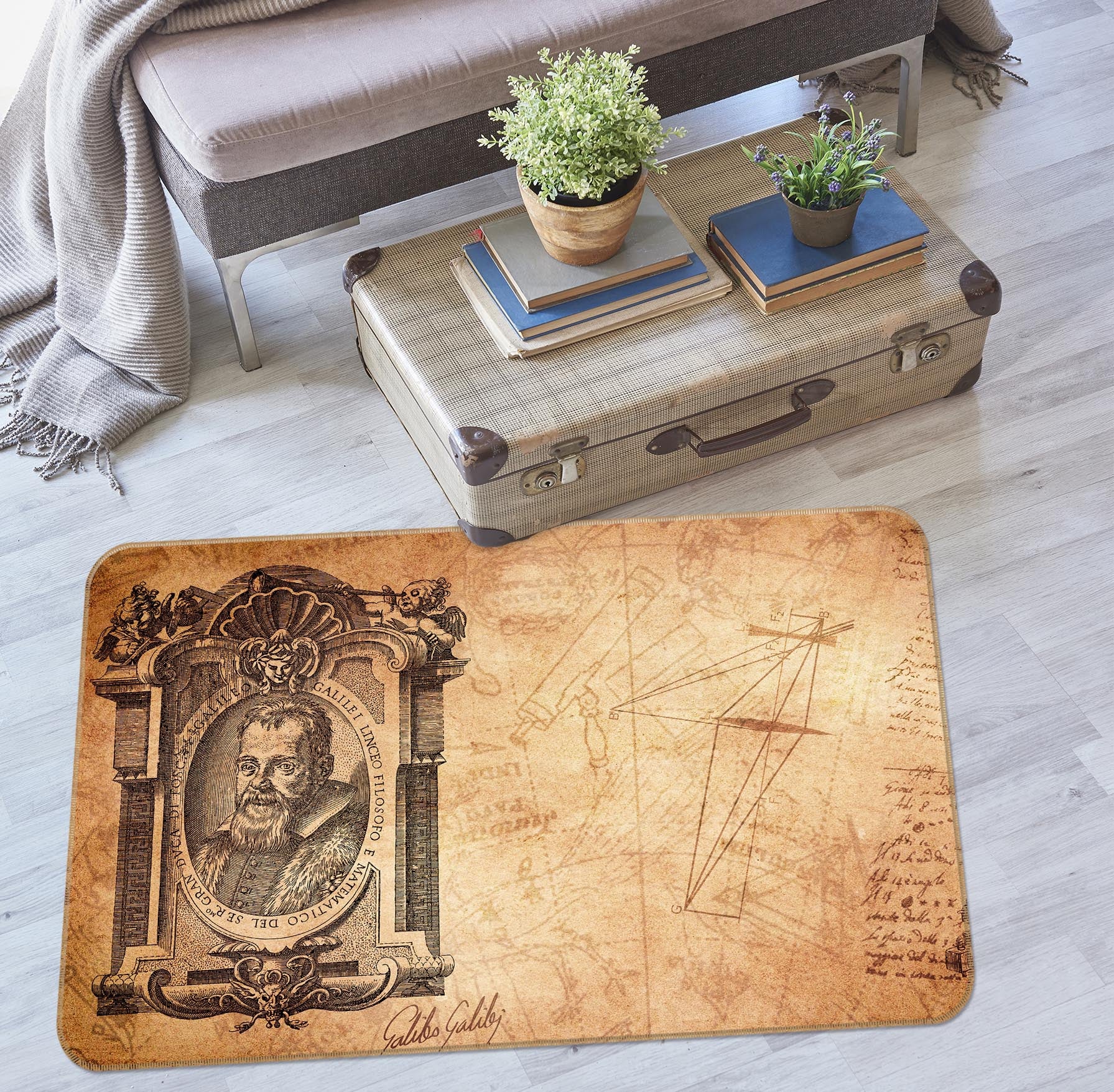 3D Hang Like 36162 Non Slip Rug Mat