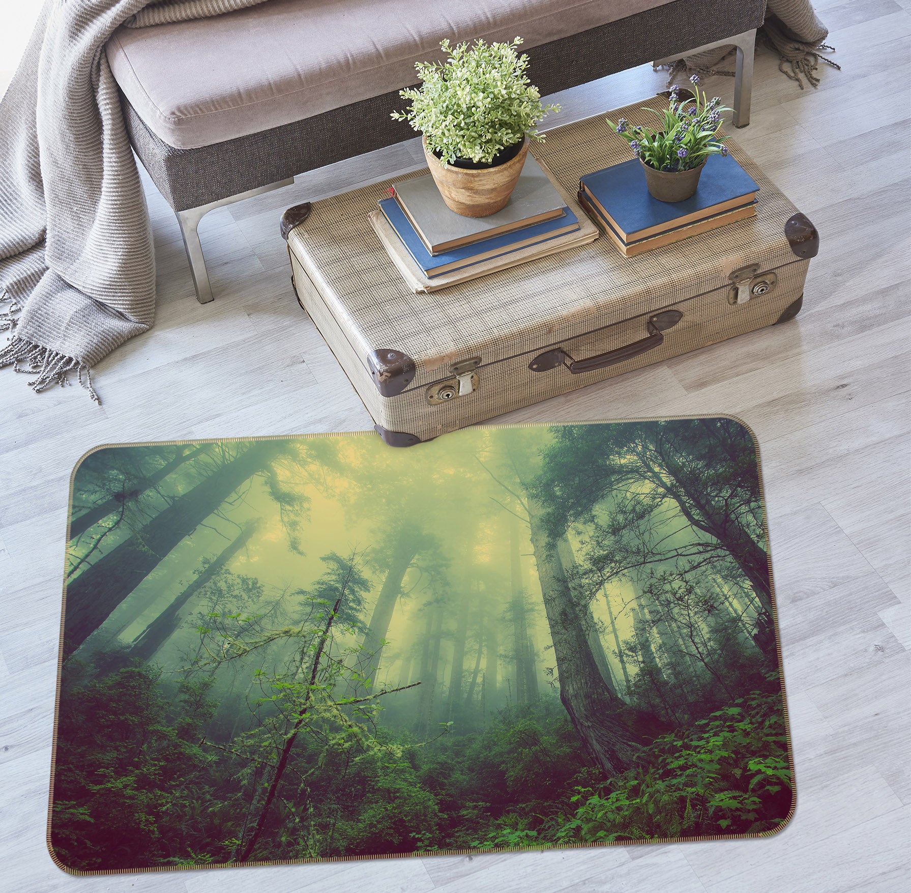 3D Forest 36135 Non Slip Rug Mat