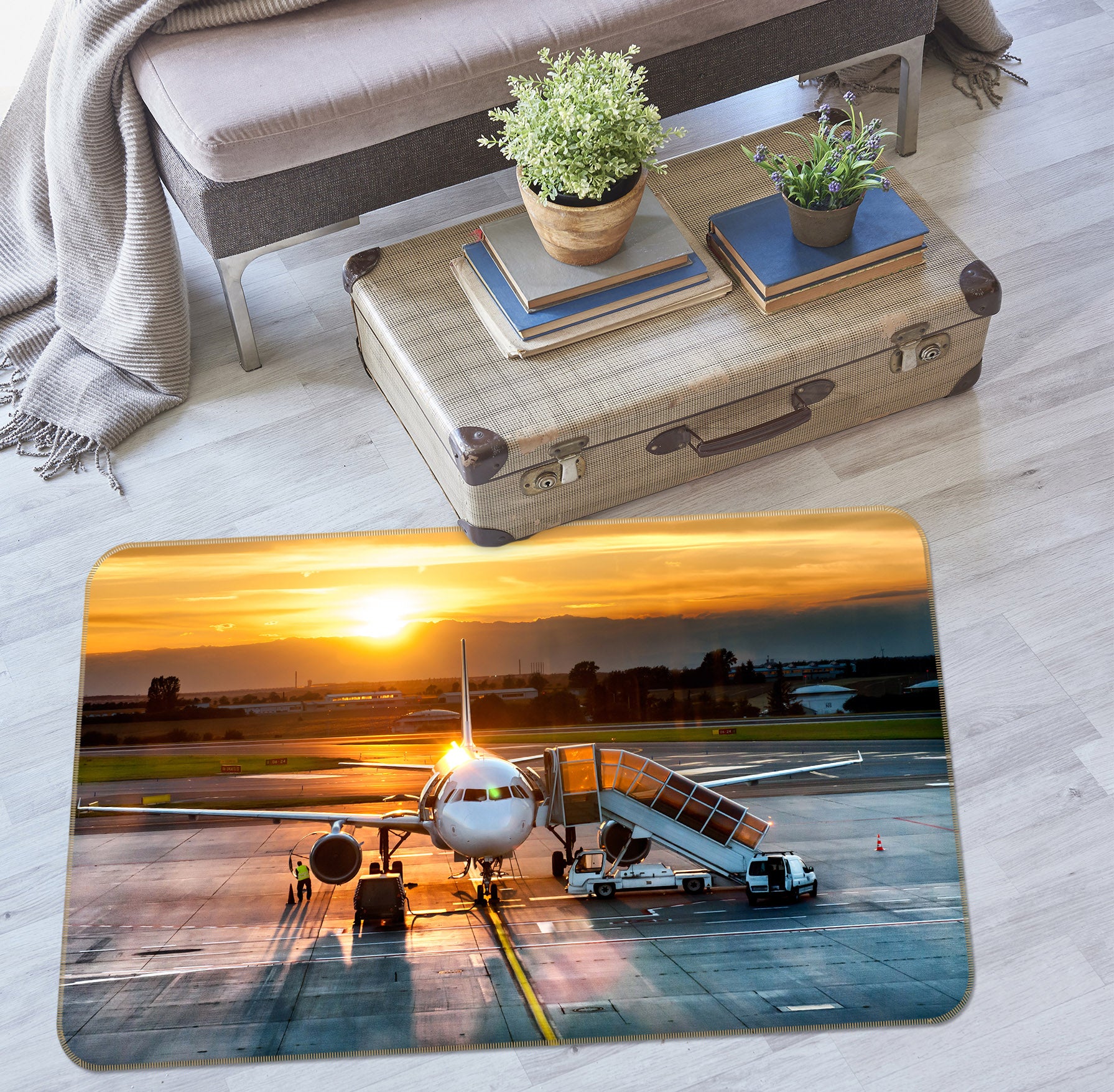 3D Aircraft 38208 Vehicle Non Slip Rug Mat