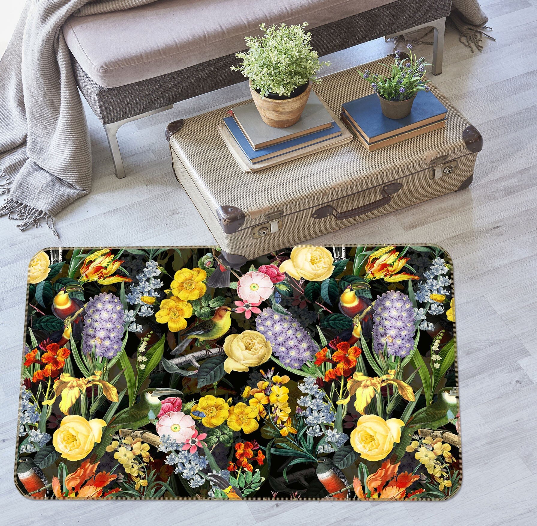 3D Summer Garden 163 Uta Naumann Rug Non Slip Rug Mat Mat AJ Creativity Home
