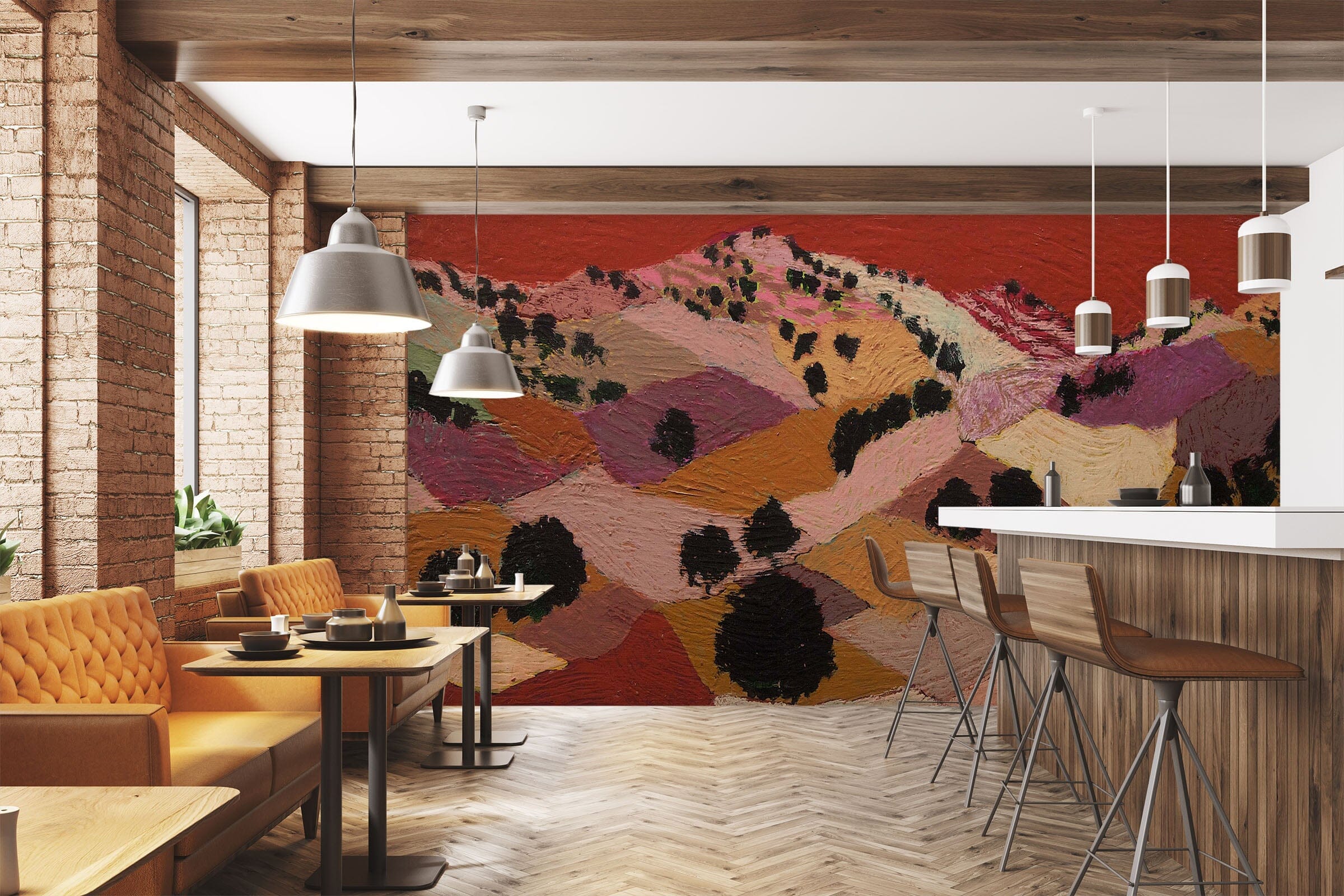 3D Walking Home 131 Allan P. Friedlander Wall Mural Wall Murals Wallpaper AJ Wallpaper 2