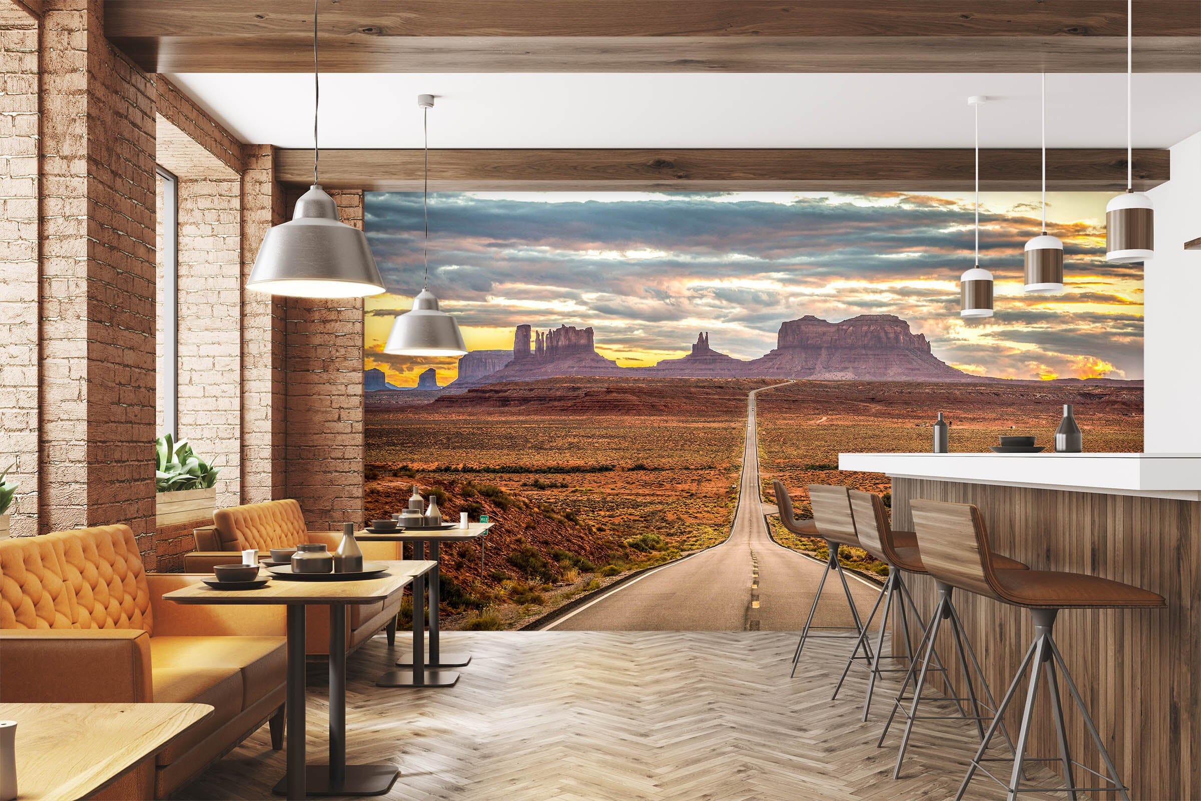 3D Prairie Road 1411 Marco Carmassi Wall Mural Wall Murals Wallpaper AJ Wallpaper 2