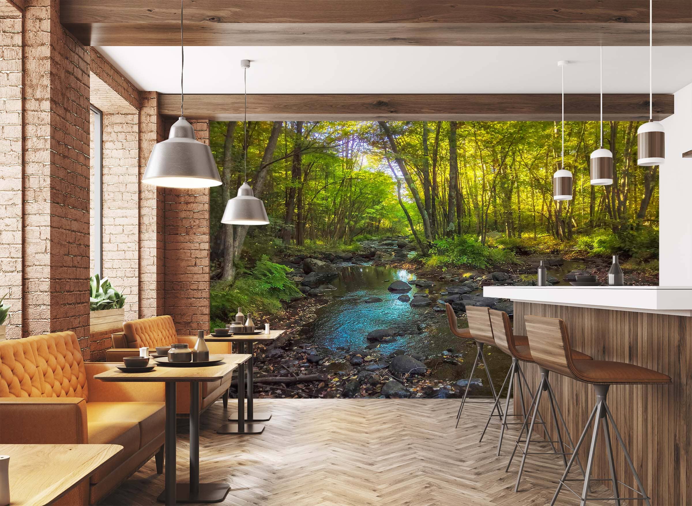 3D Autumn Forest 115 Jerry LoFaro Wall Mural Wall Murals Wallpaper AJ Wallpaper 2