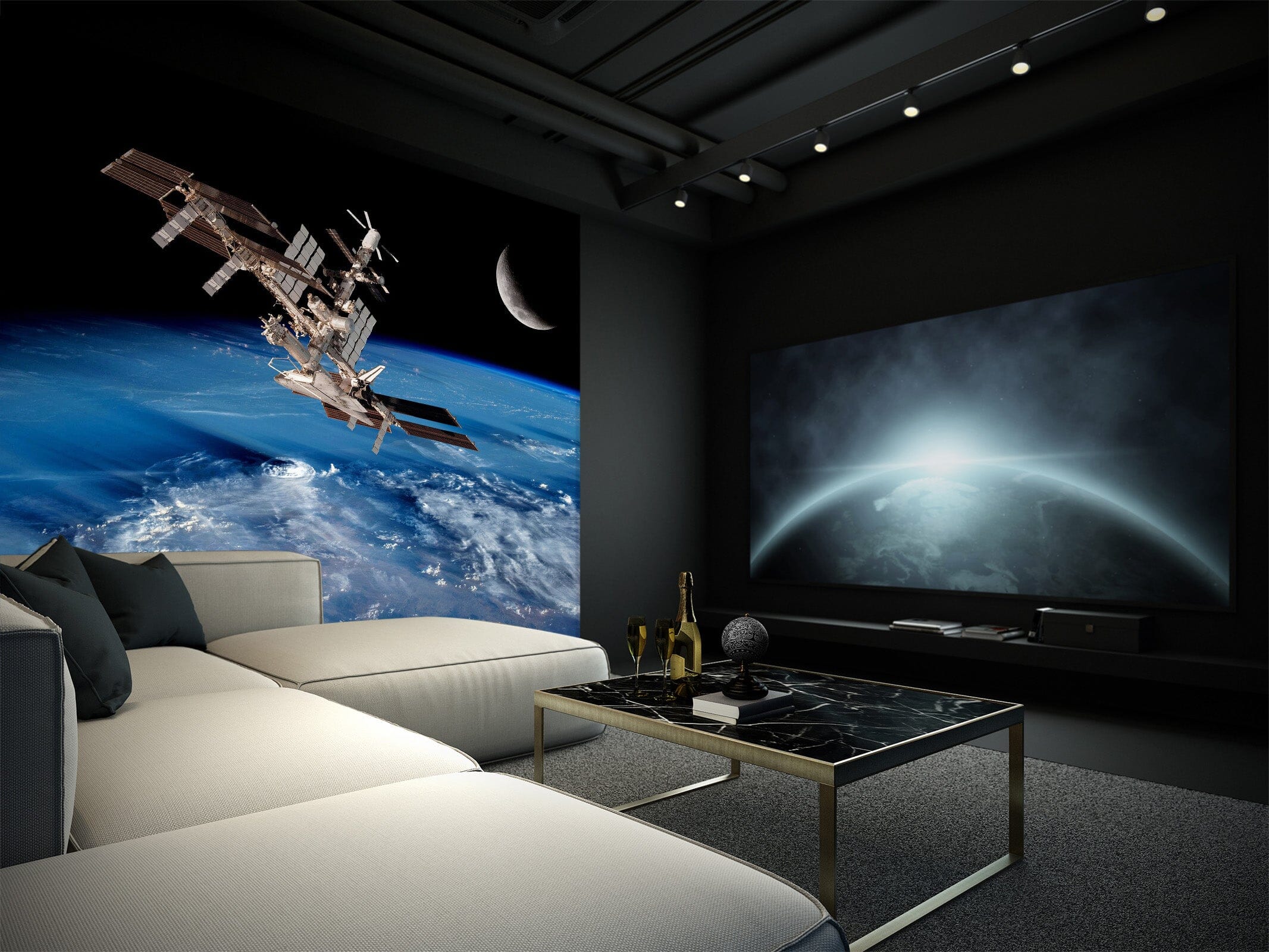 3D Space Planet 1412 Wall Murals Wallpaper AJ Wallpaper 2