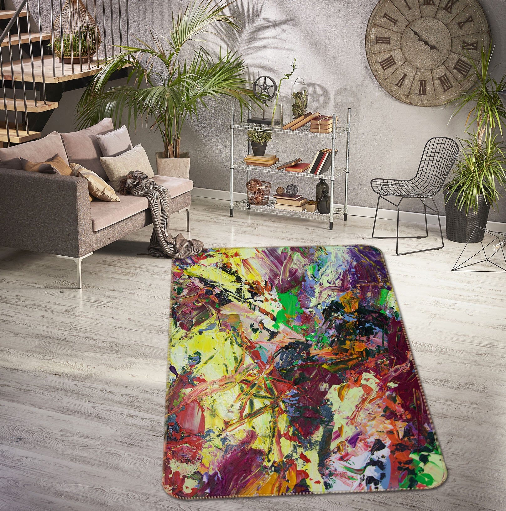 3D Forest Doodle 1023 Allan P. Friedlander Rug Non Slip Rug Mat Mat AJ Creativity Home