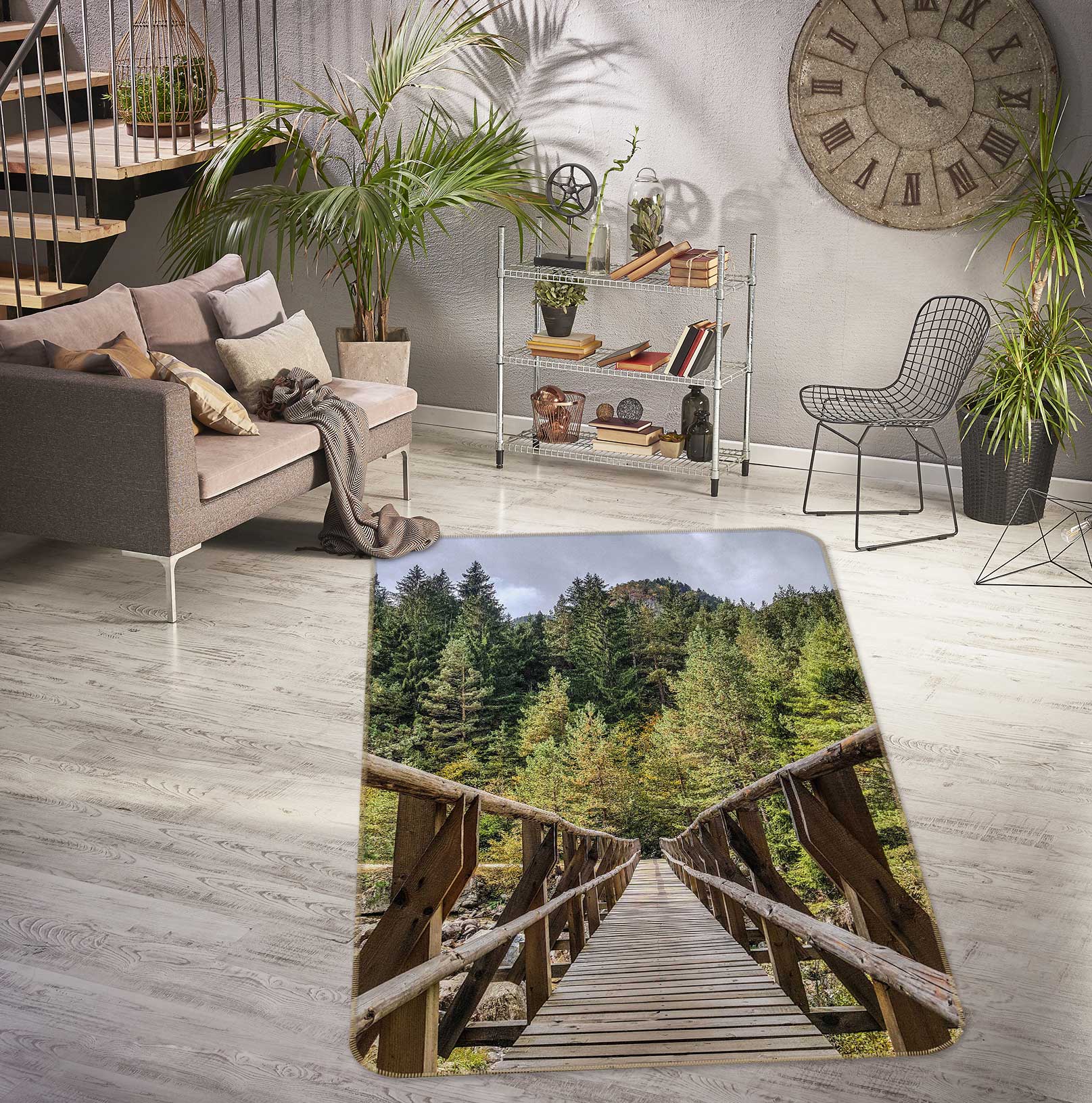 3D Corridor 33107 Non Slip Rug Mat