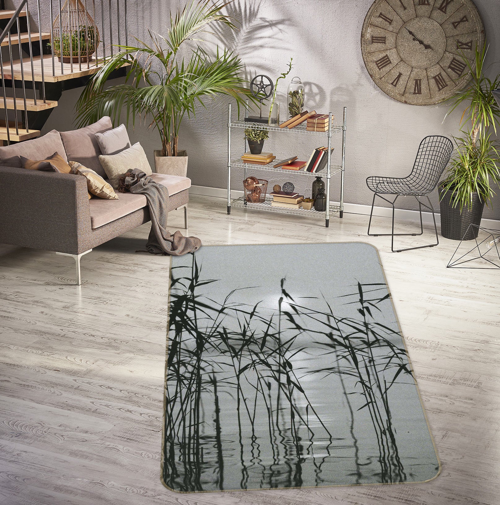 3D Reeds 76180 Non Slip Rug Mat