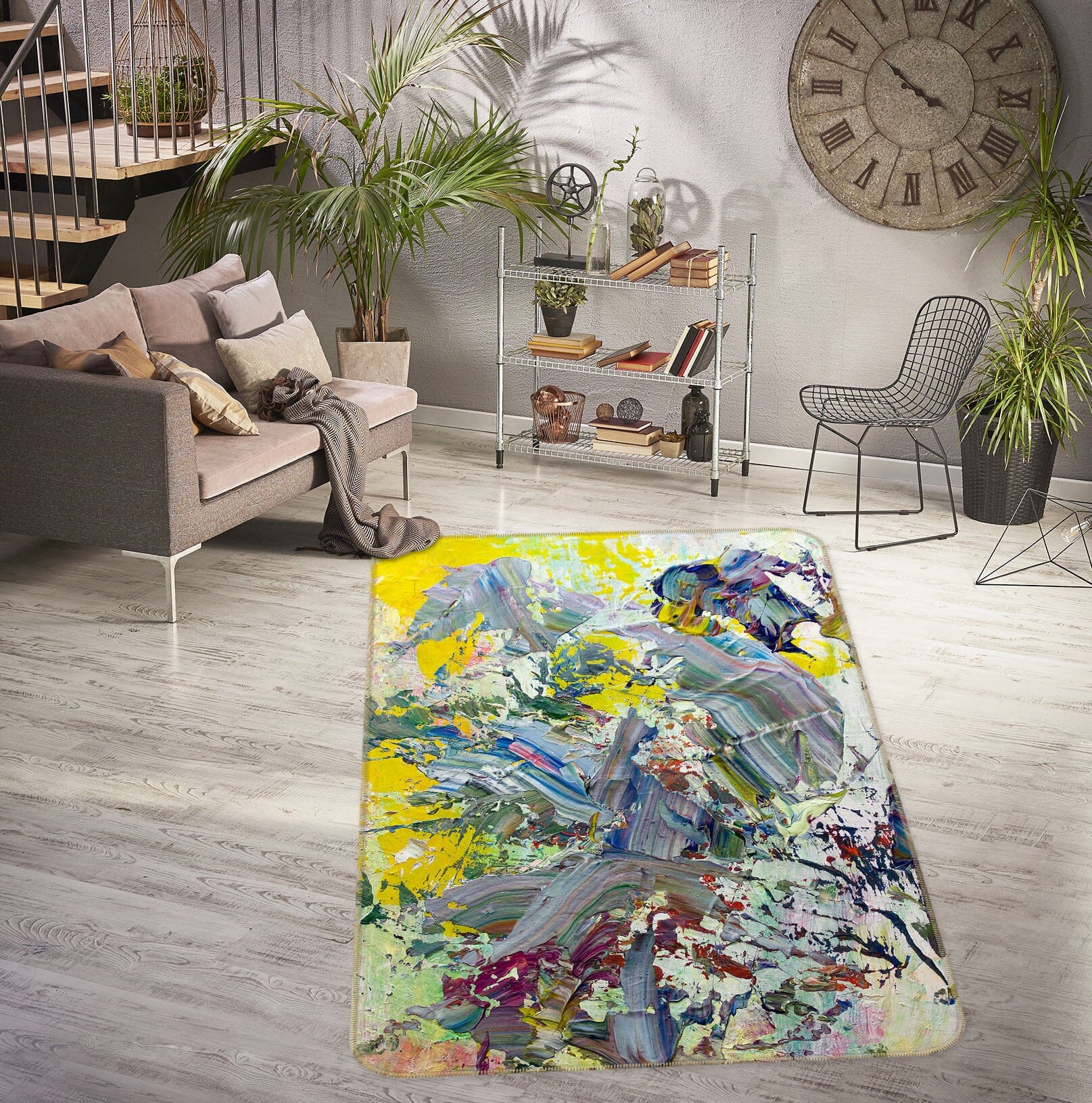 3D Fantasy Graffiti 3019 Allan P. Friedlander Rug Non Slip Rug Mat Mat AJ Creativity Home