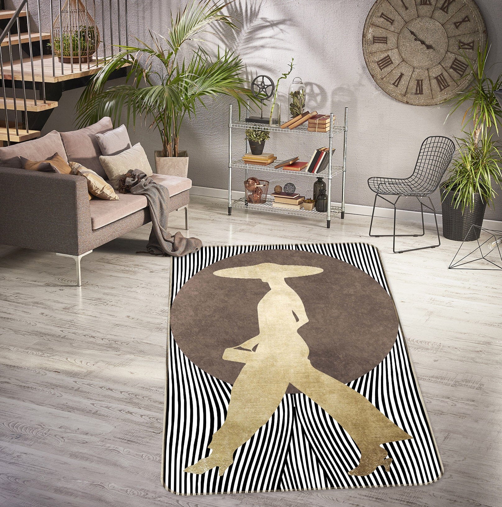 3D Elegant Model 1072 Boris Draschoff Rug Non Slip Rug Mat Mat AJ Creativity Home