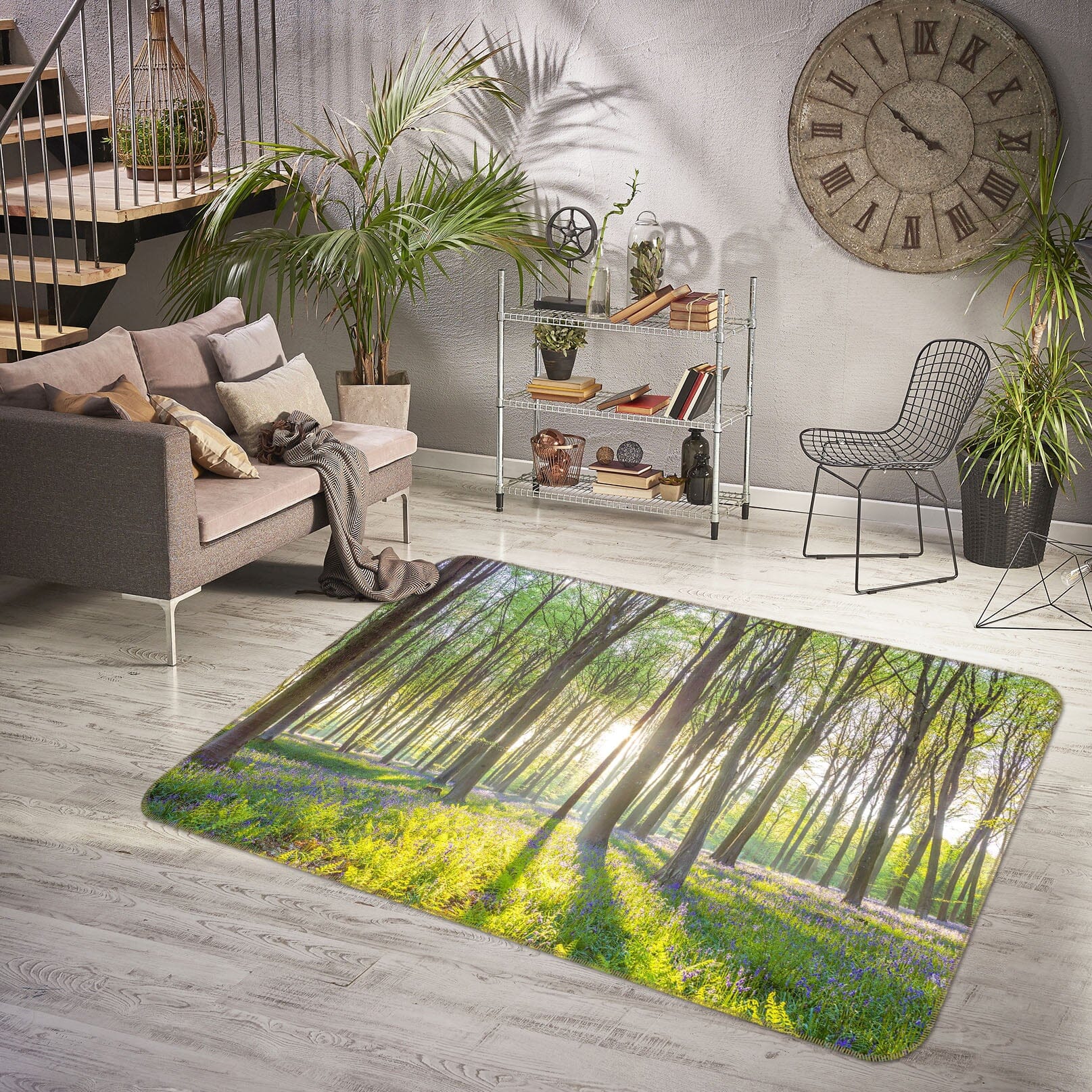 3D Sunshine Forest 1019 Assaf Frank Rug Non Slip Rug Mat Mat AJ Creativity Home