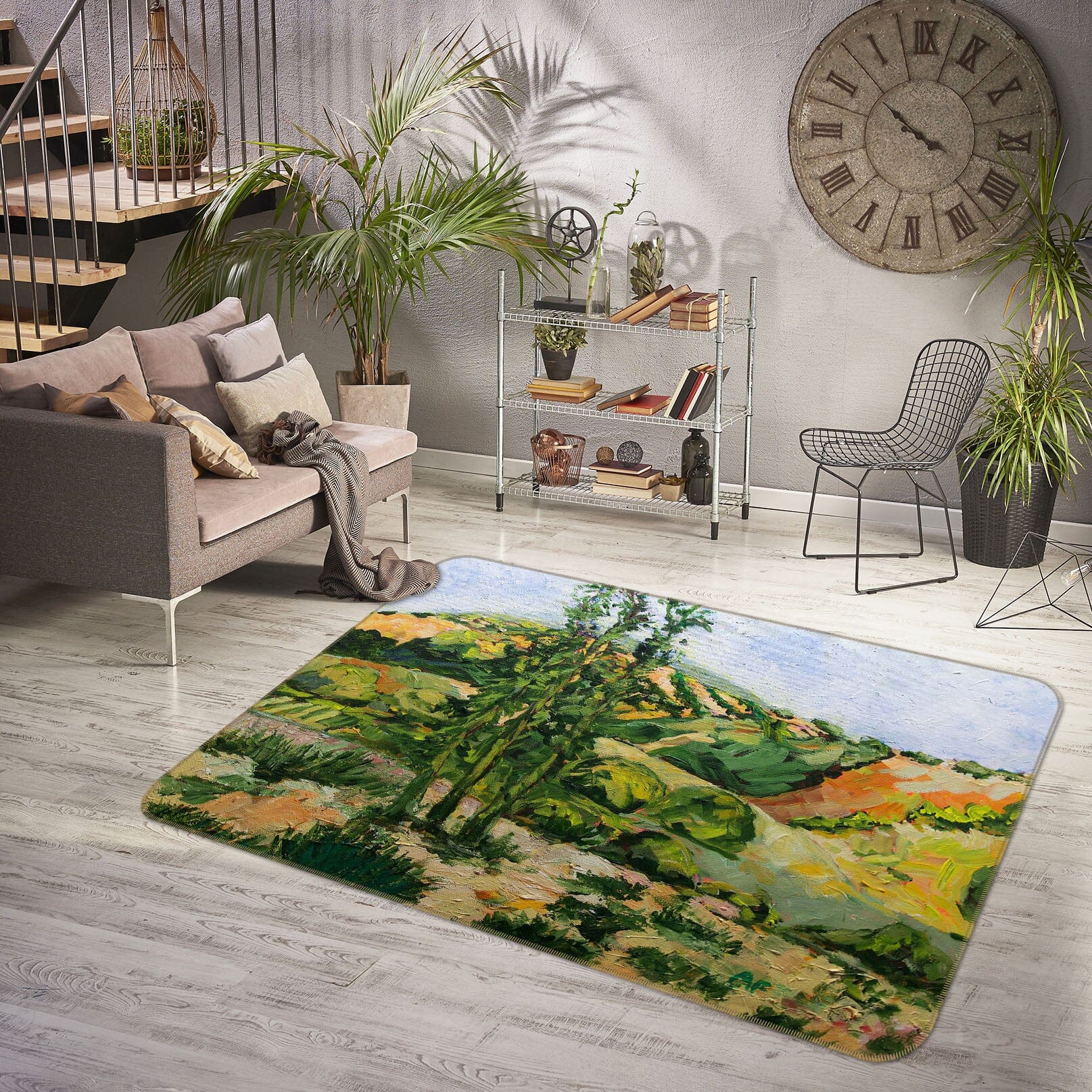 3D Valley Tree 1106 Allan P. Friedlander Rug Non Slip Rug Mat Mat AJ Creativity Home