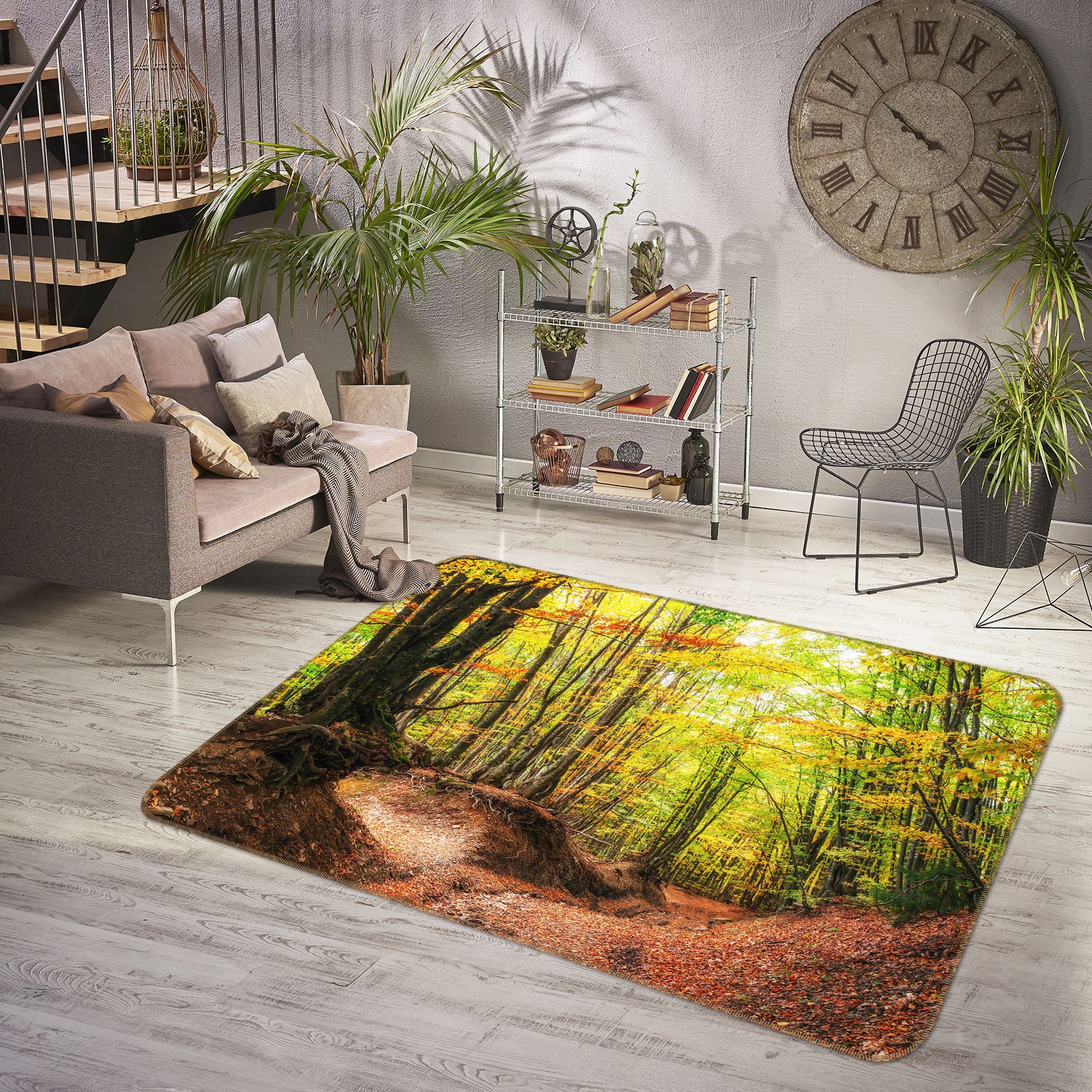 3D Forest 30188 Non Slip Rug Mat