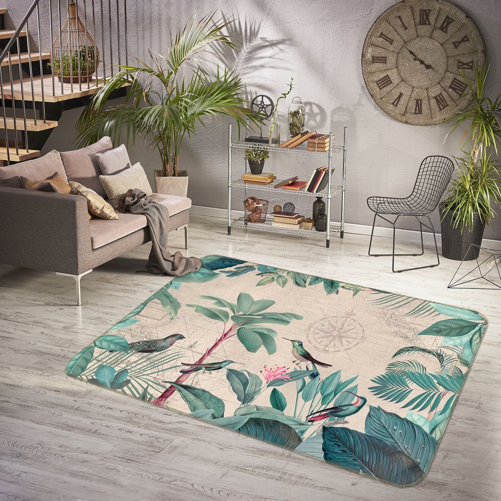 3D Bird Home 1018 Andrea haase Rug Non Slip Rug Mat Mat AJ Creativity Home