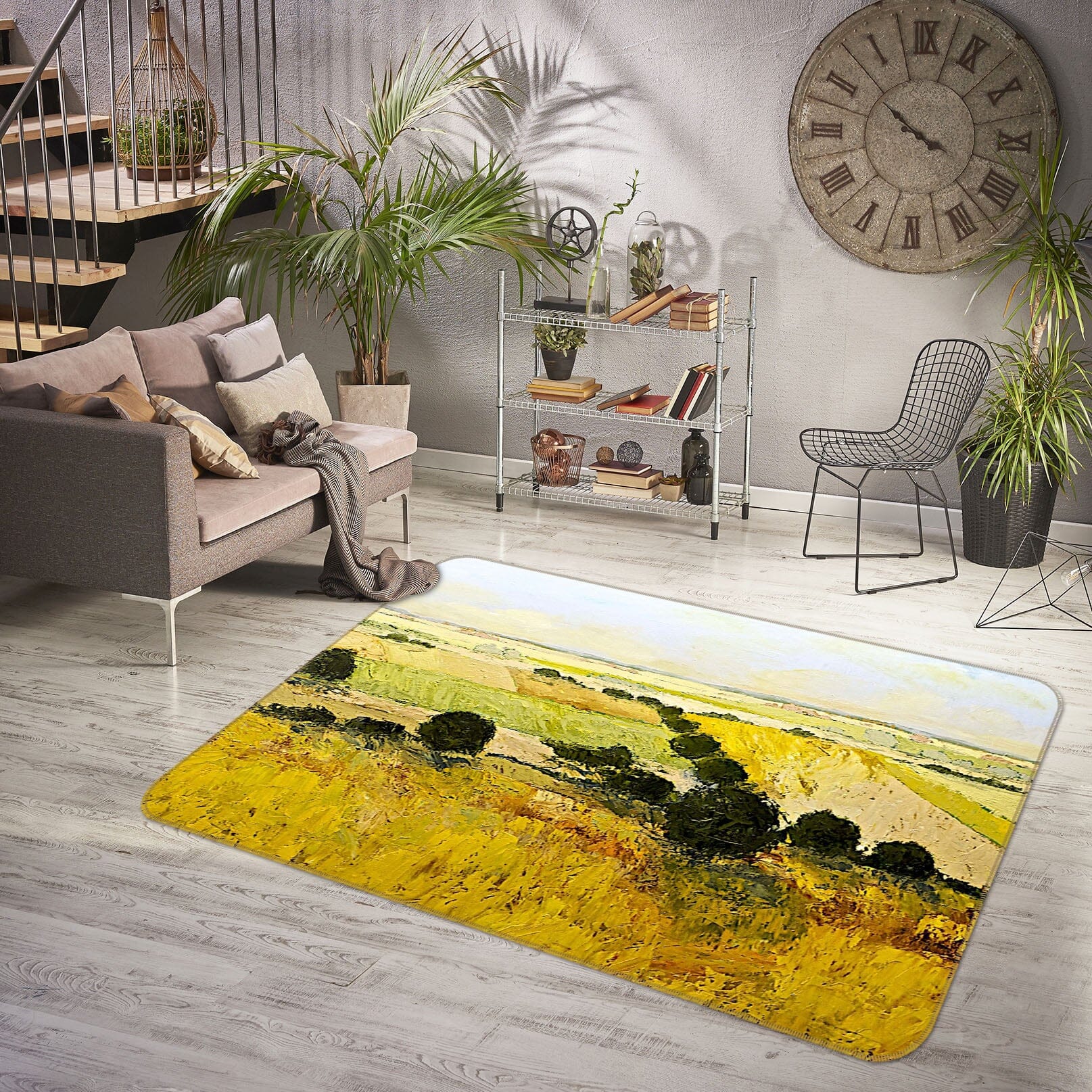 3D Summer End 1015 Allan P. Friedlander Rug Non Slip Rug Mat Mat AJ Creativity Home