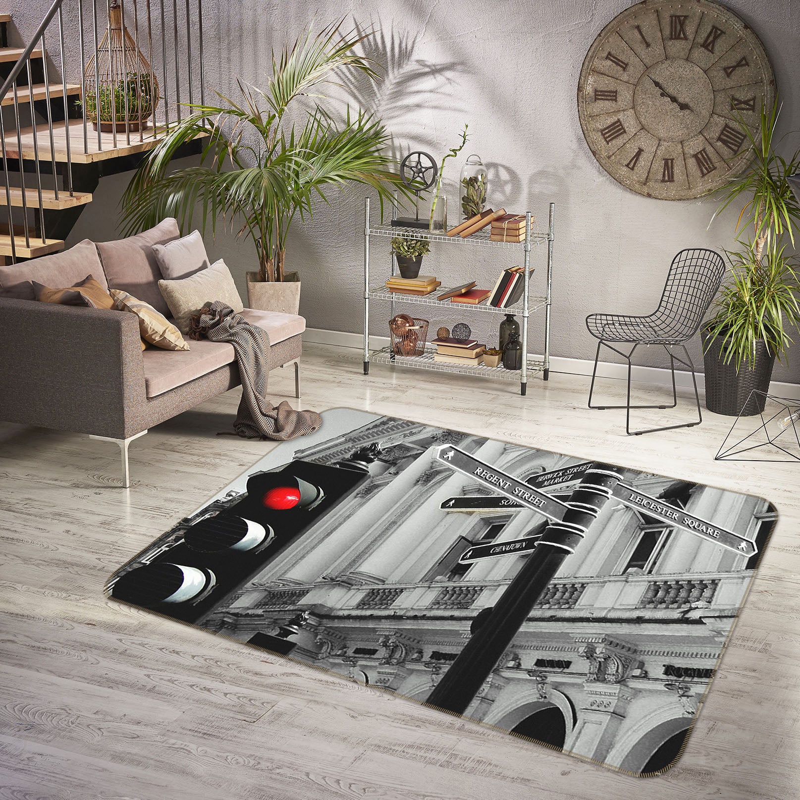 3D Street Side 32006 Non Slip Rug Mat