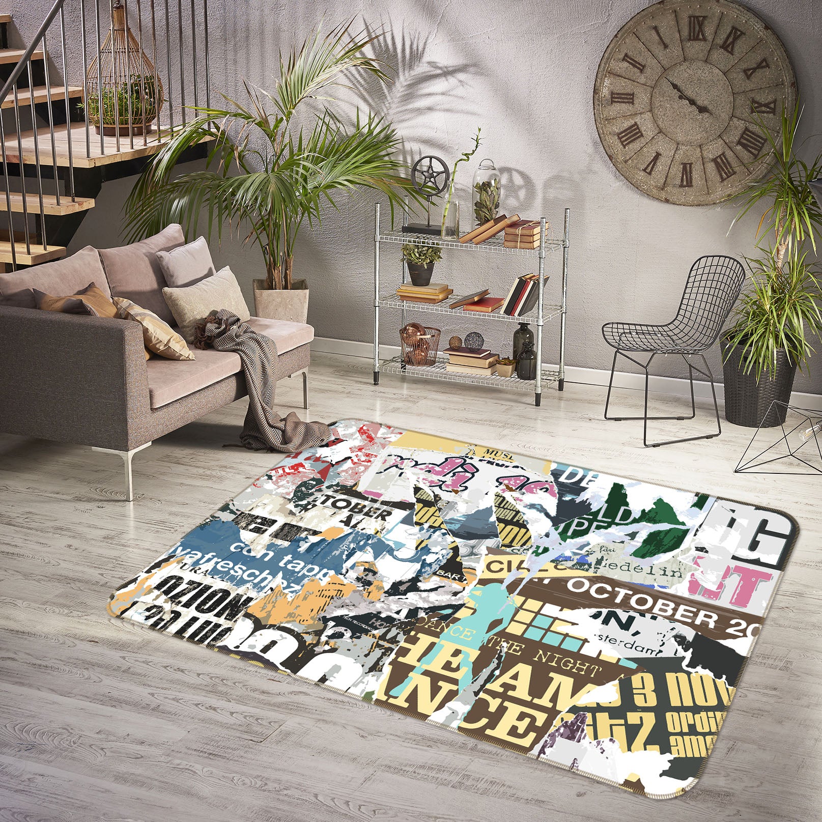3D Pattern 35211 Non Slip Rug Mat