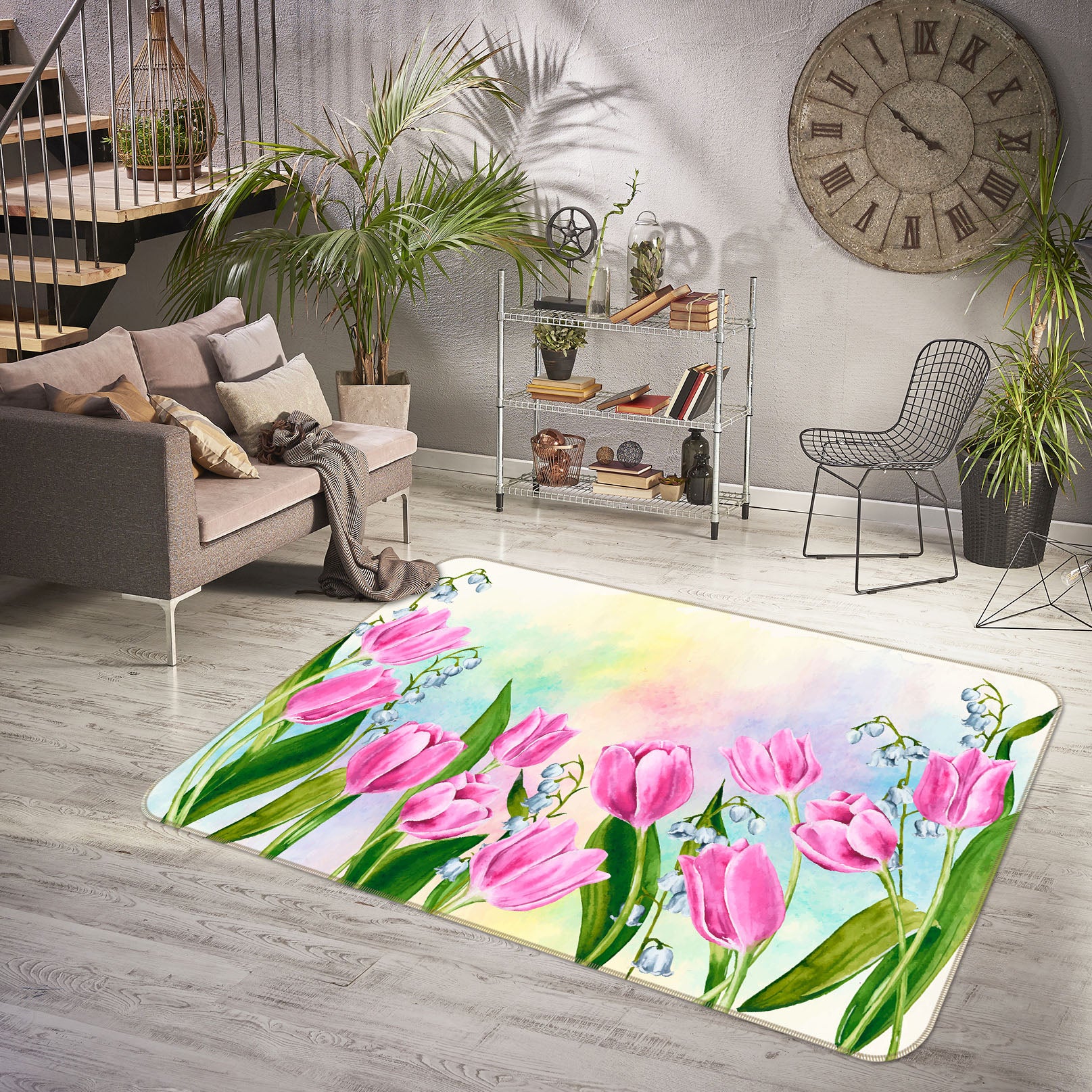 3D Tulip 30206 Non Slip Rug Mat