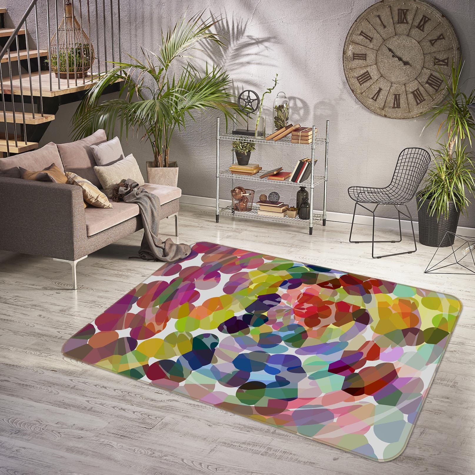 3D Colorful Pattern 1005 Shandra Smith Rug Non Slip Rug Mat Mat AJ Creativity Home
