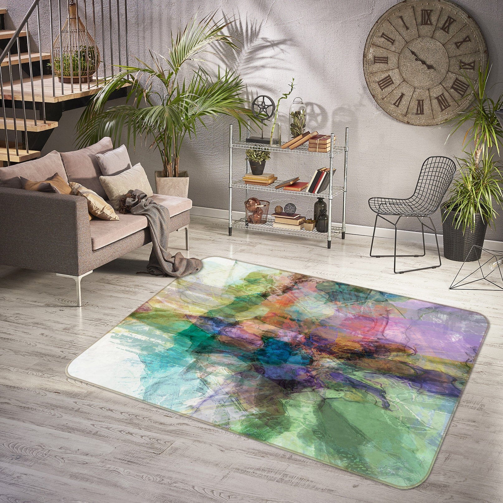 3D Color Oil Painting 128 Michael Tienhaara Rug Non Slip Rug Mat Mat AJ Creativity Home
