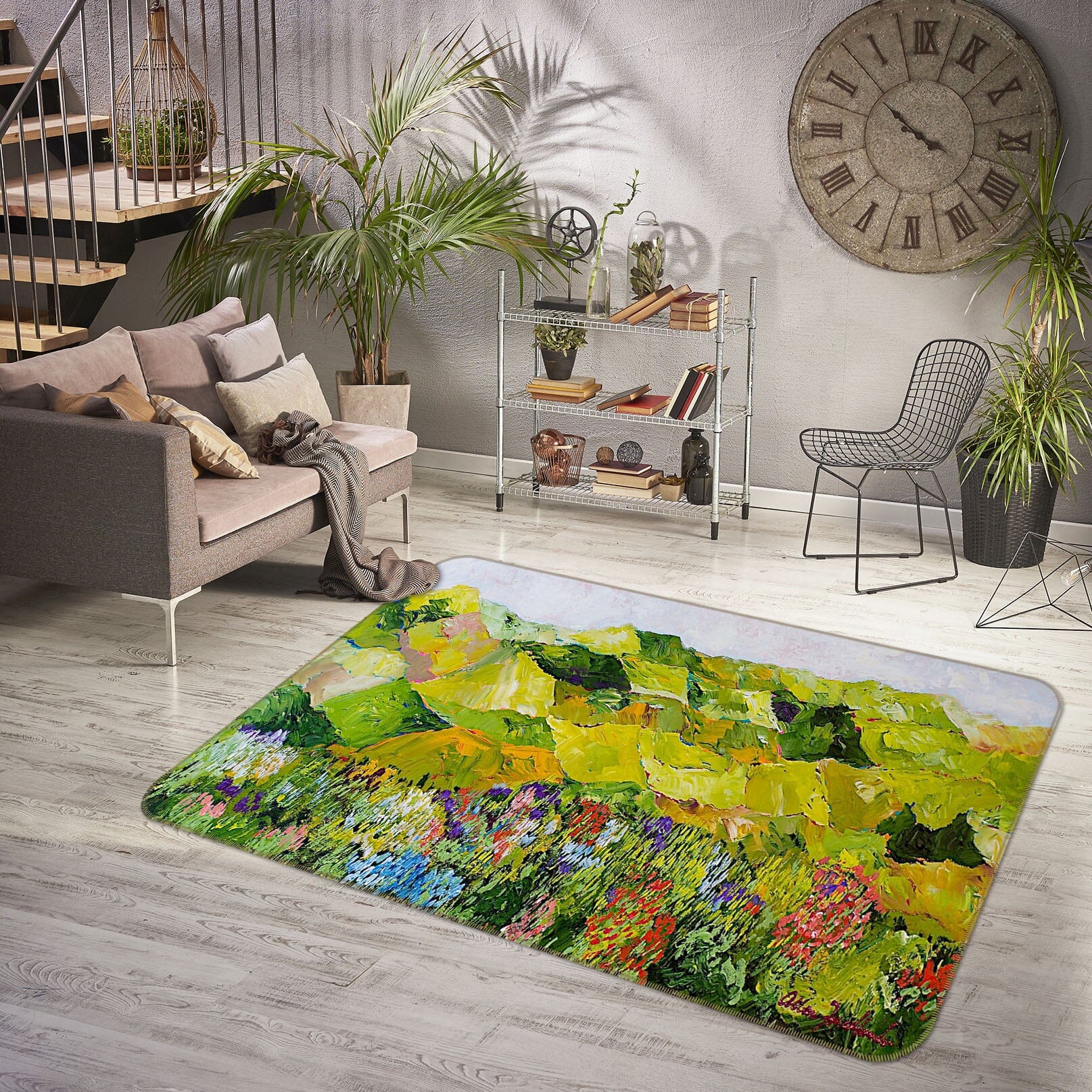 3D Painted Fields 1045 Allan P. Friedlander Rug Non Slip Rug Mat Mat AJ Creativity Home