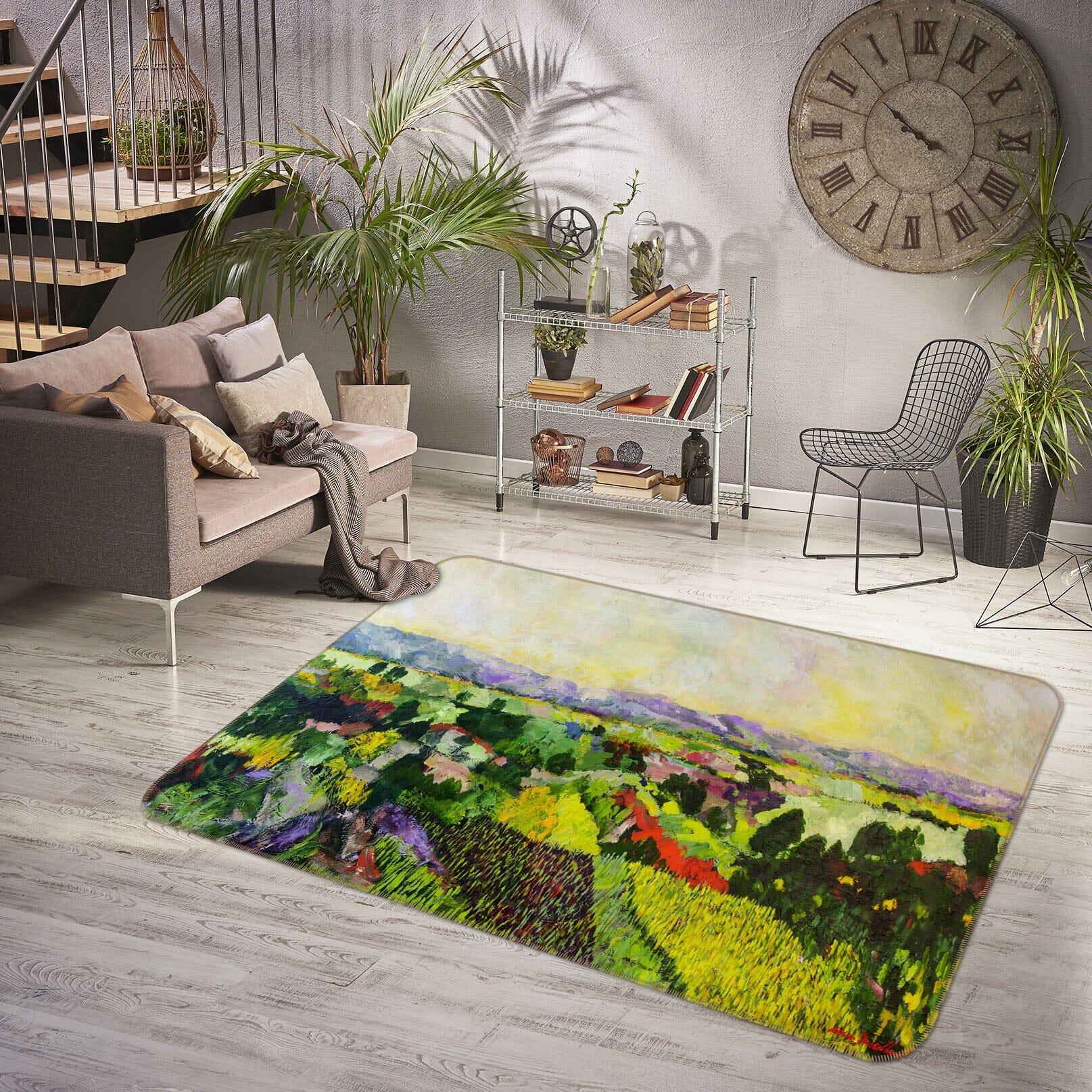 3D Painted Valley 1072 Allan P. Friedlander Rug Non Slip Rug Mat Mat AJ Creativity Home