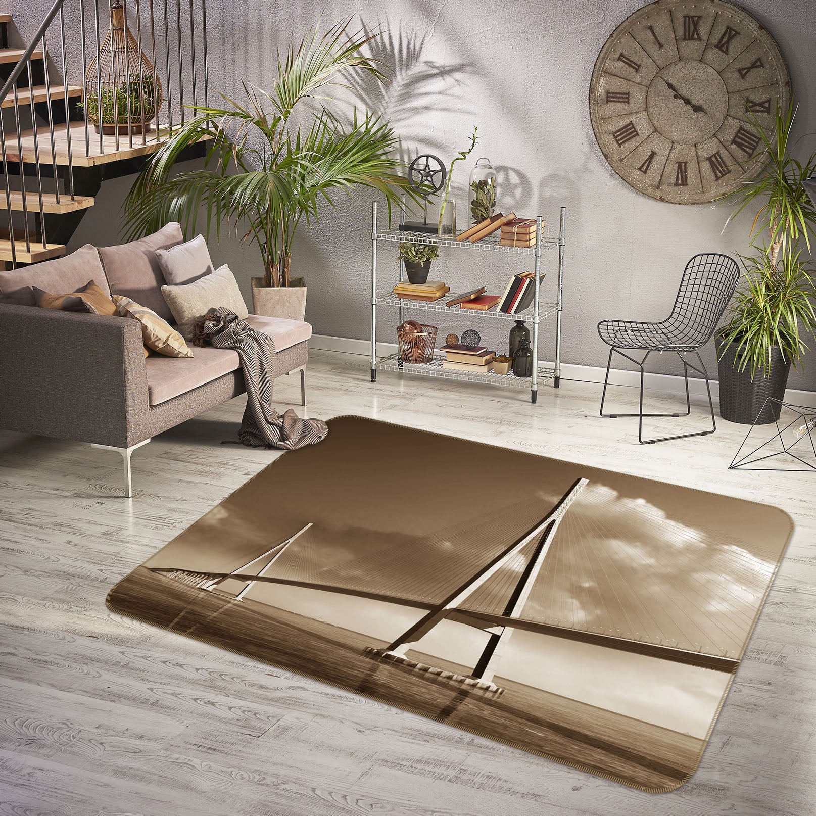 3D Bridge 32023 Non Slip Rug Mat