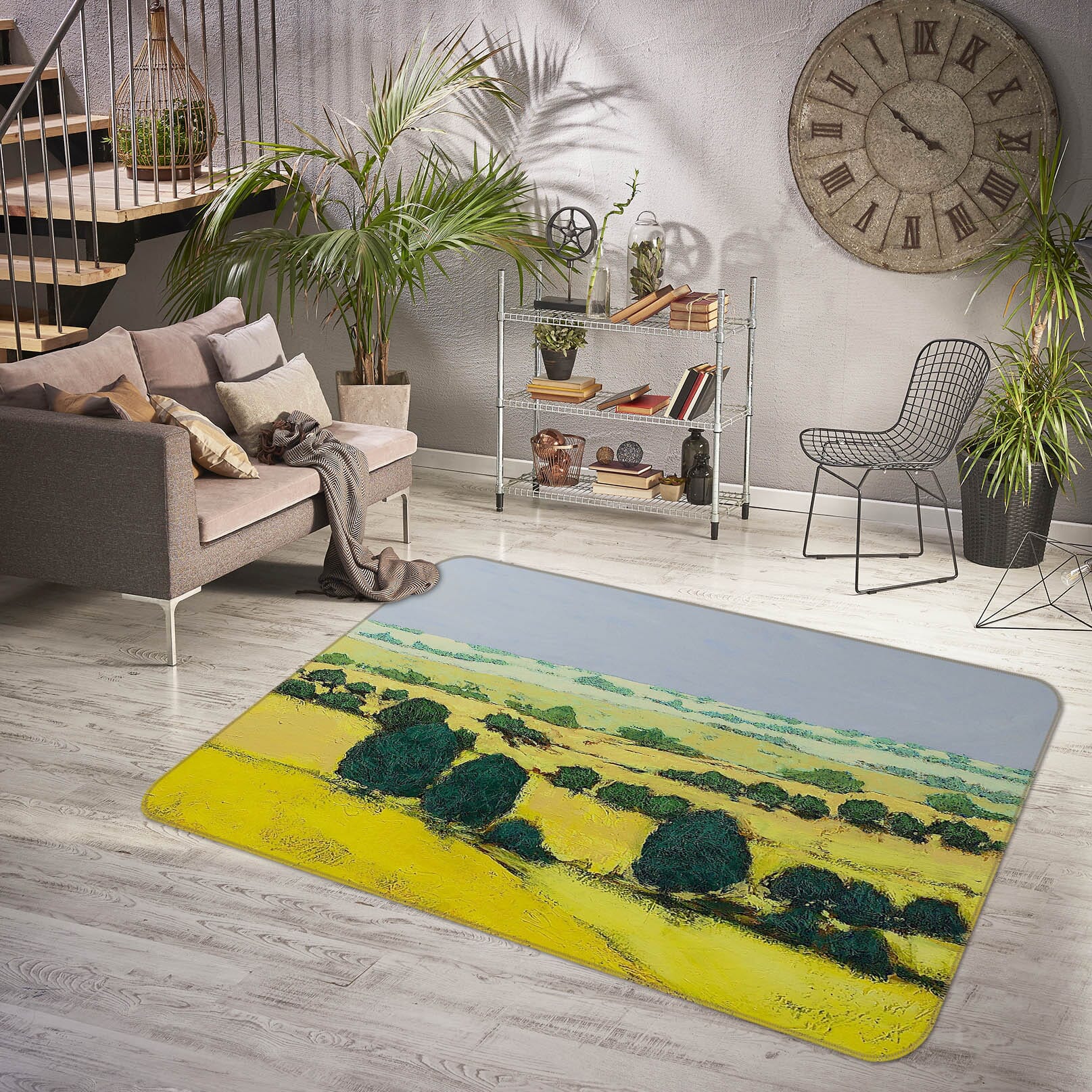3D Next Hill 1006 Allan P. Friedlander Rug Non Slip Rug Mat Mat AJ Creativity Home