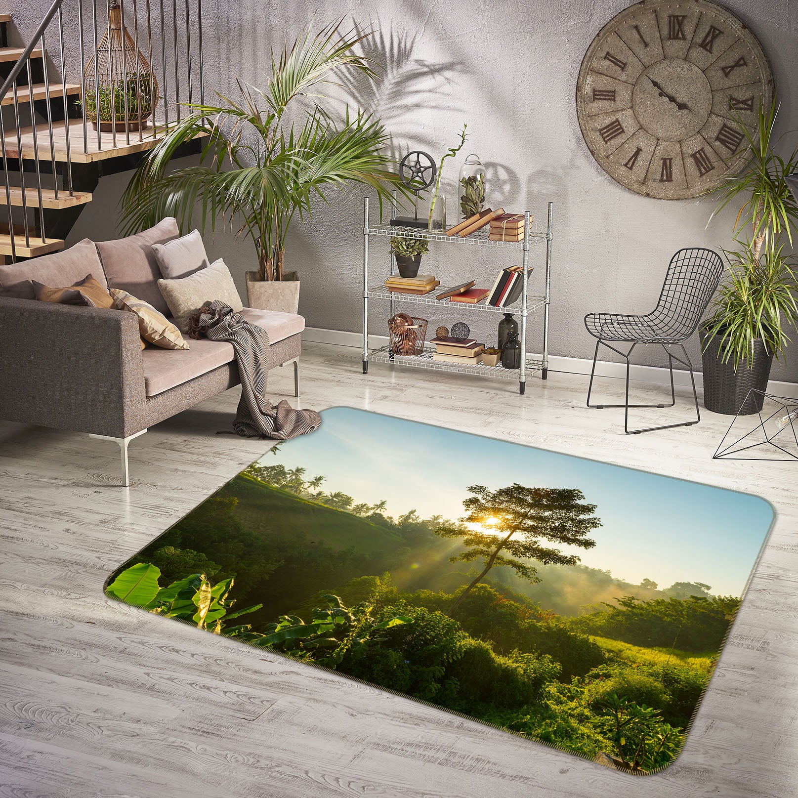 3D Jungle 31093 Non Slip Rug Mat