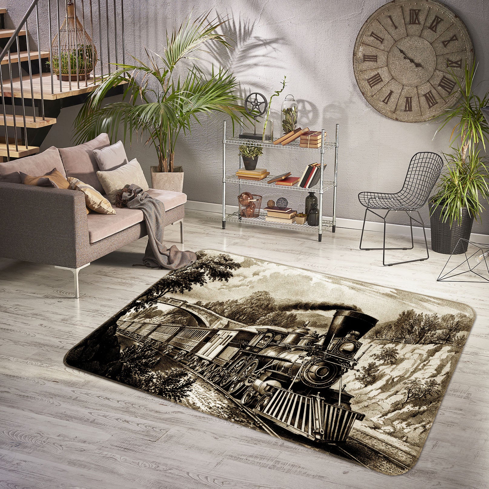 3D Train 38224 Vehicle Non Slip Rug Mat