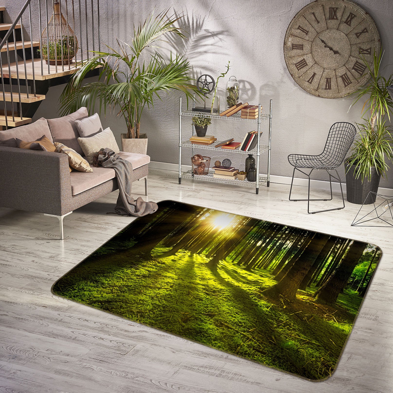 3D Forest 36181 Non Slip Rug Mat