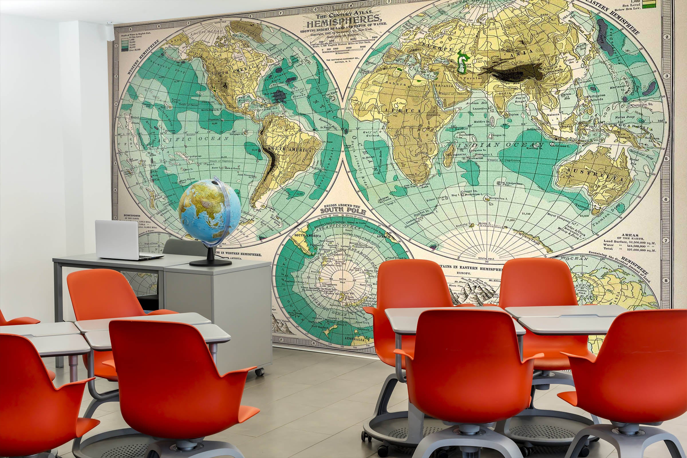 3D world map 62 Wall Murals Wallpaper AJ Wallpaper 2