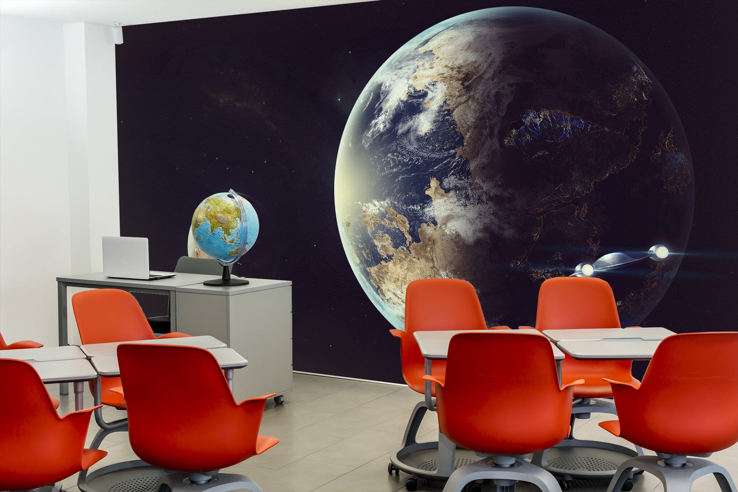 3D Giant Planet 012 Wall Murals Wallpaper AJ Wallpaper 2