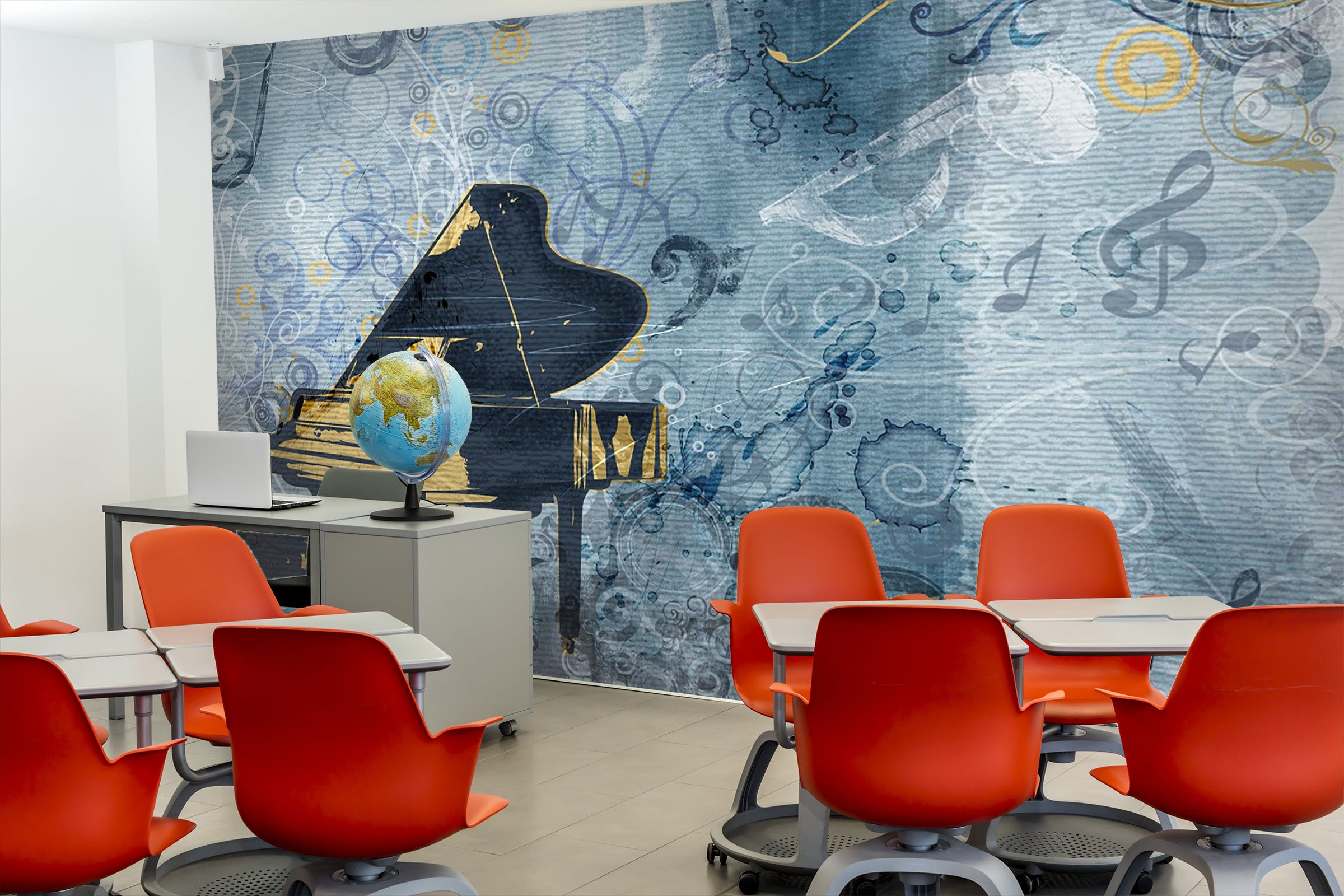 3D piano 60 Wall Murals Wallpaper AJ Wallpaper 2