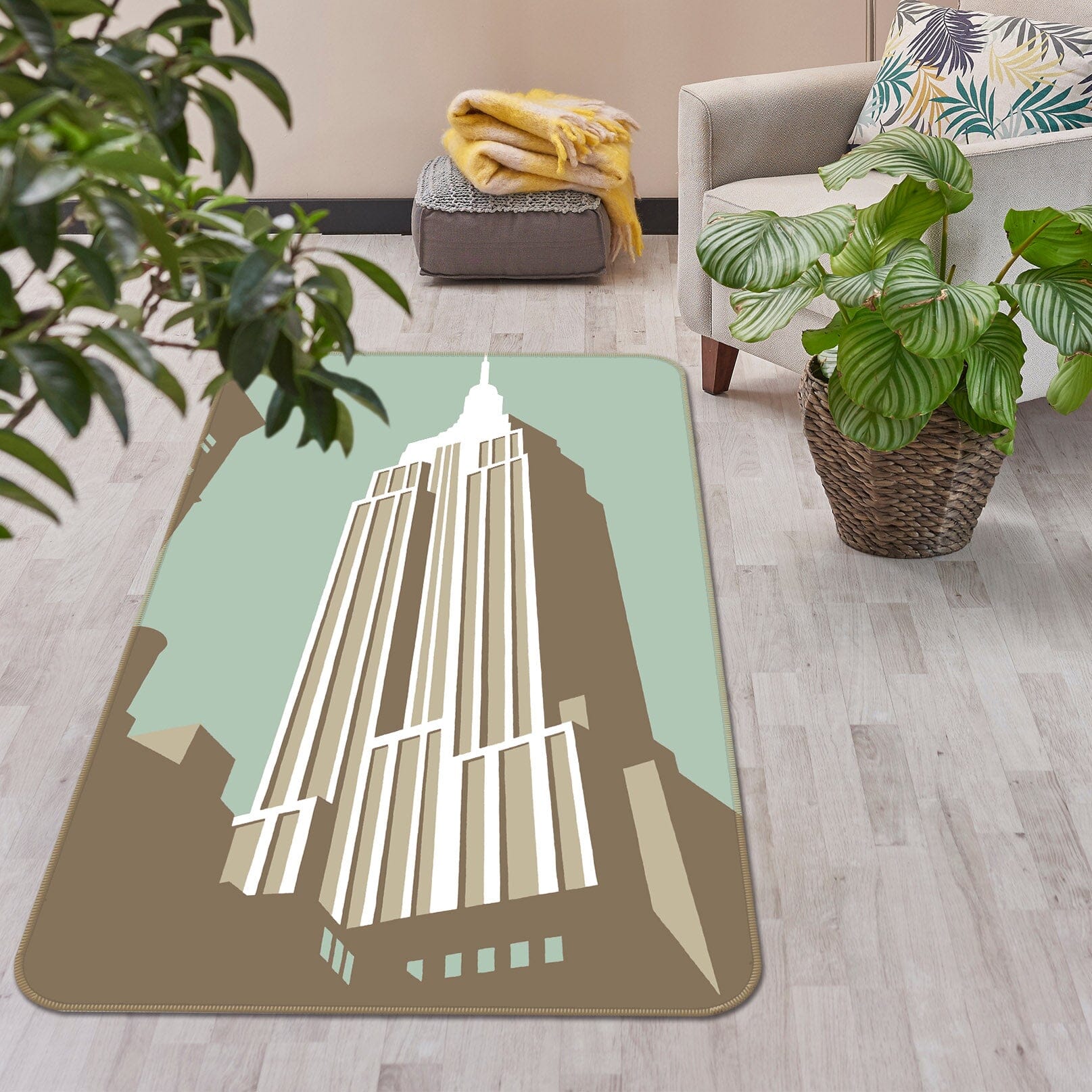 3D Manhattan 1119 Steve Read Rug Non Slip Rug Mat Mat AJ Creativity Home