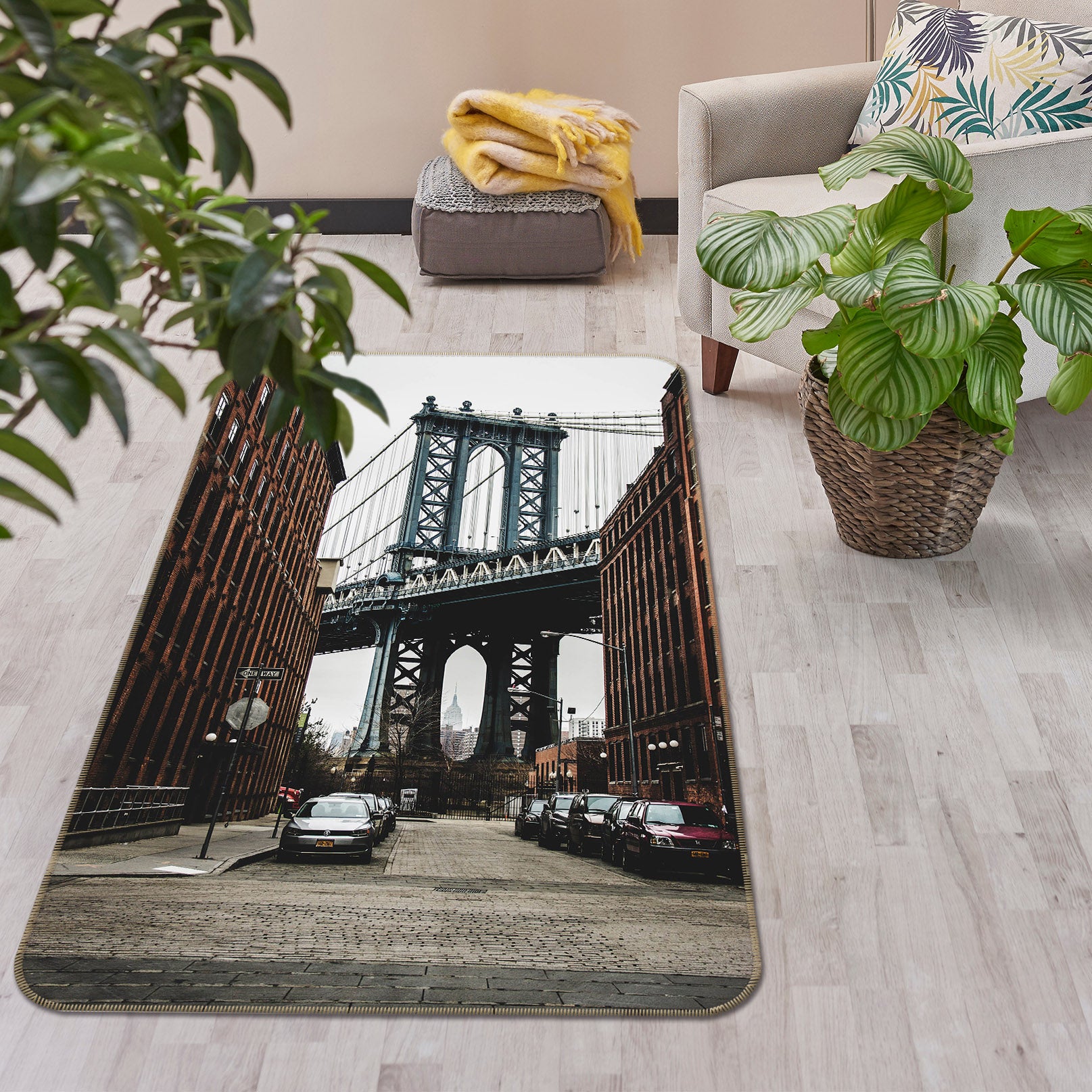 3D Bridge Car 68129 Vehicle Non Slip Rug Mat