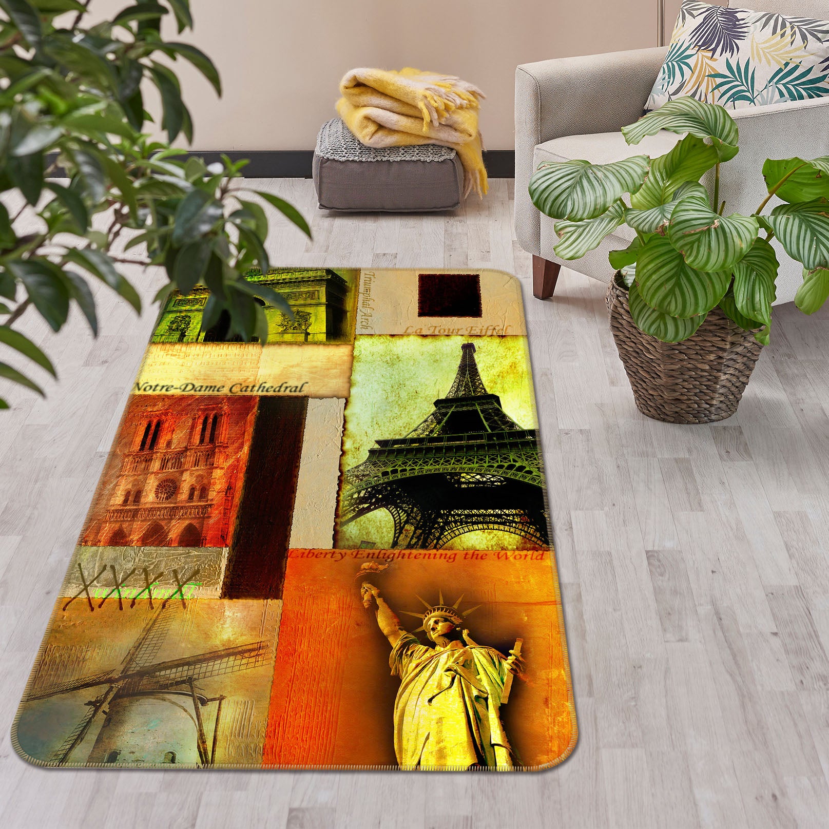 3D Building 32133 Non Slip Rug Mat