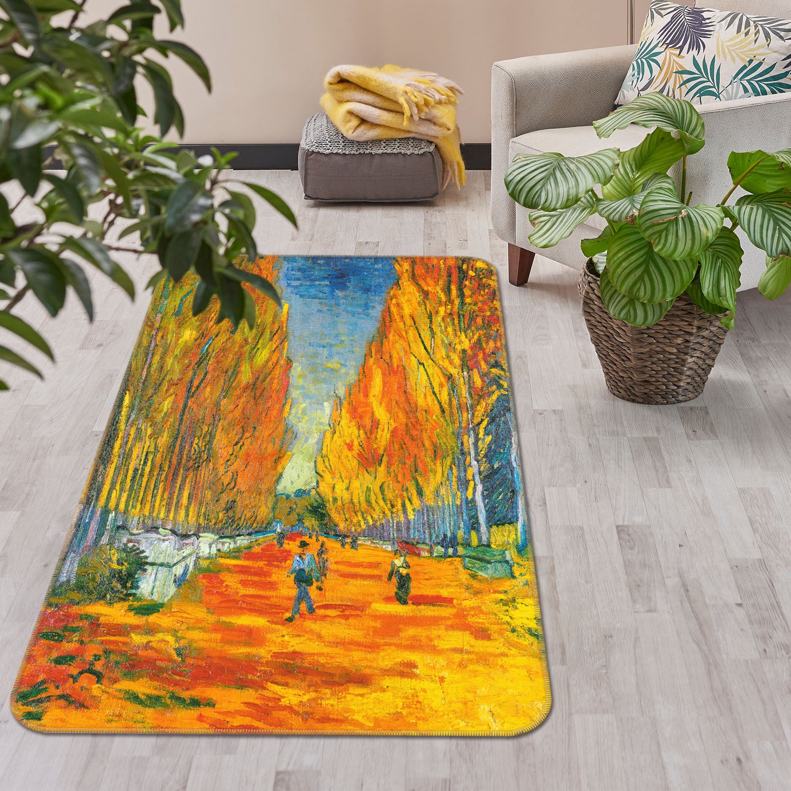 3D Forest 33216 Non Slip Rug Mat