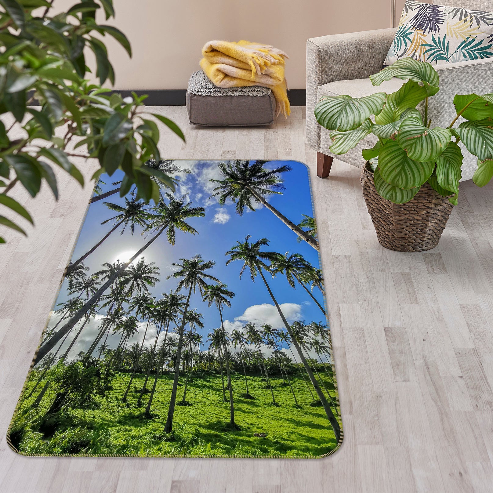 3D Coconut Grove 27072 Non Slip Rug Mat