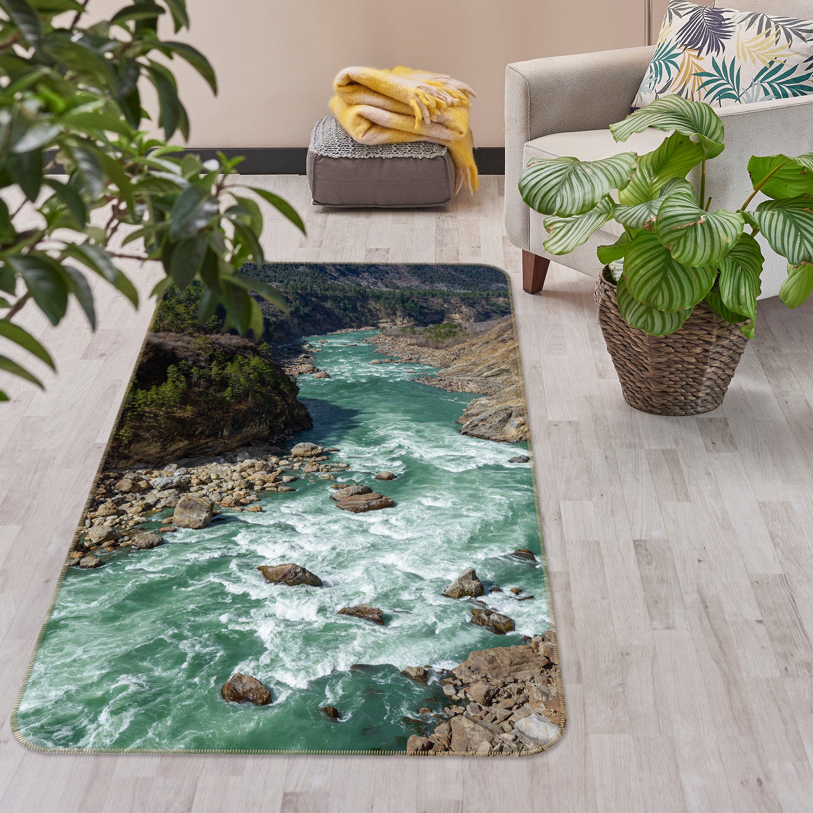 3D Creek 27054 Non Slip Rug Mat