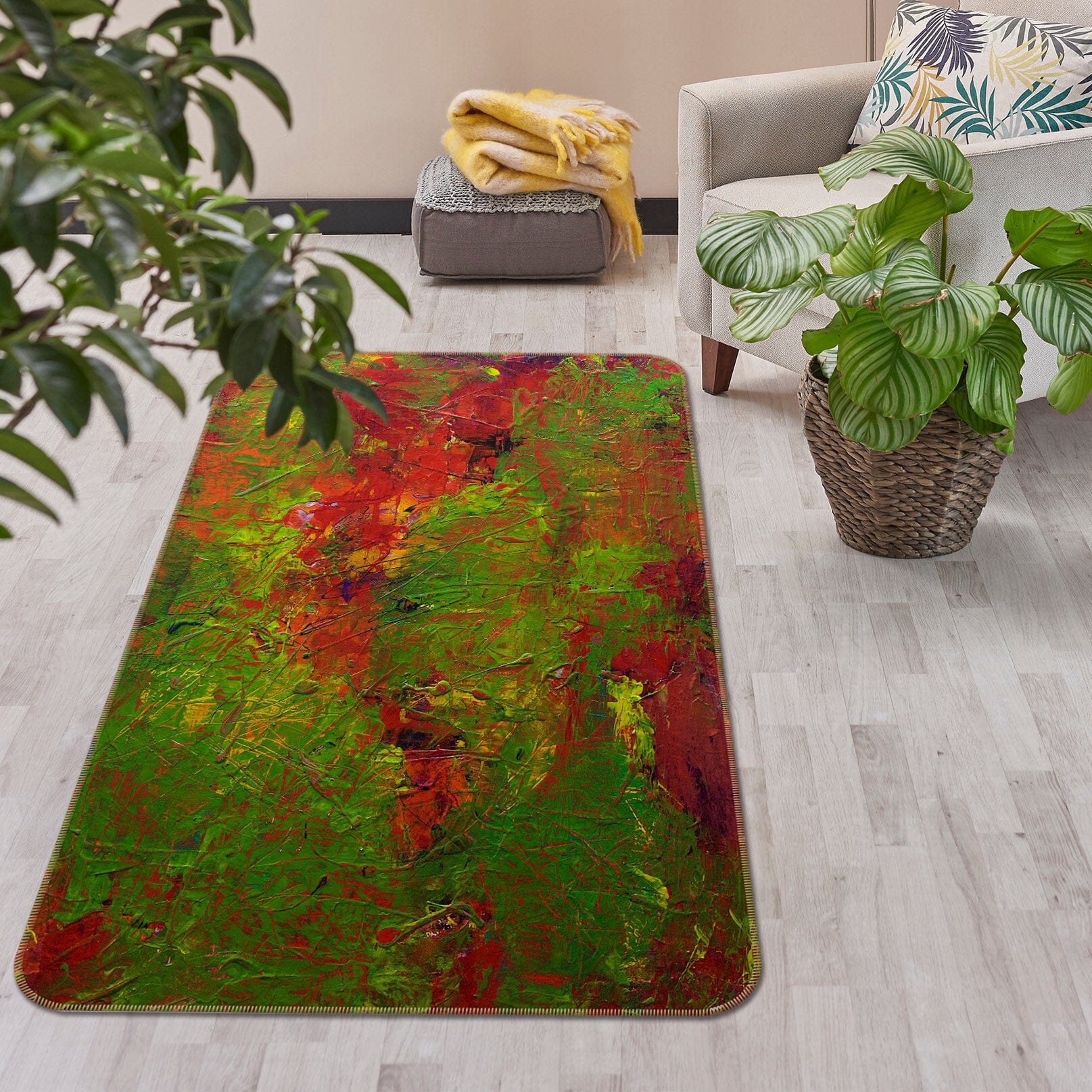 3D Forest Maple Leaf 1021 Allan P. Friedlander Rug Non Slip Rug Mat Mat AJ Creativity Home