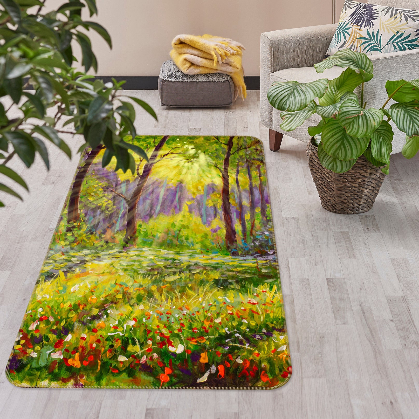 3D Jungle 33105 Non Slip Rug Mat