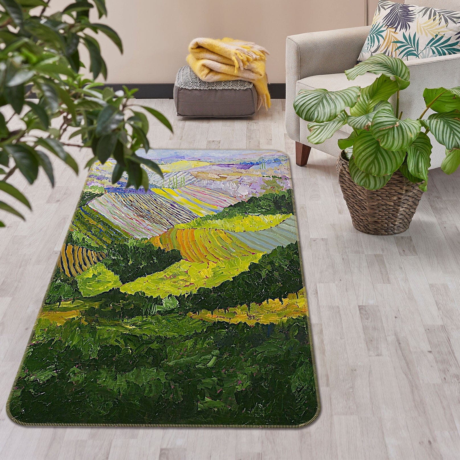 3D Forest And Harvest 1027 Allan P. Friedlander Rug Non Slip Rug Mat Mat AJ Creativity Home