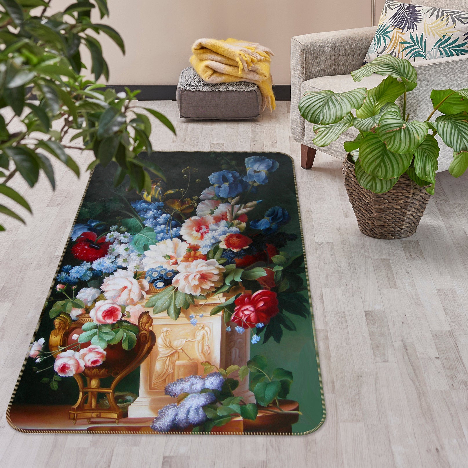 3D Vase 76175 Non Slip Rug Mat