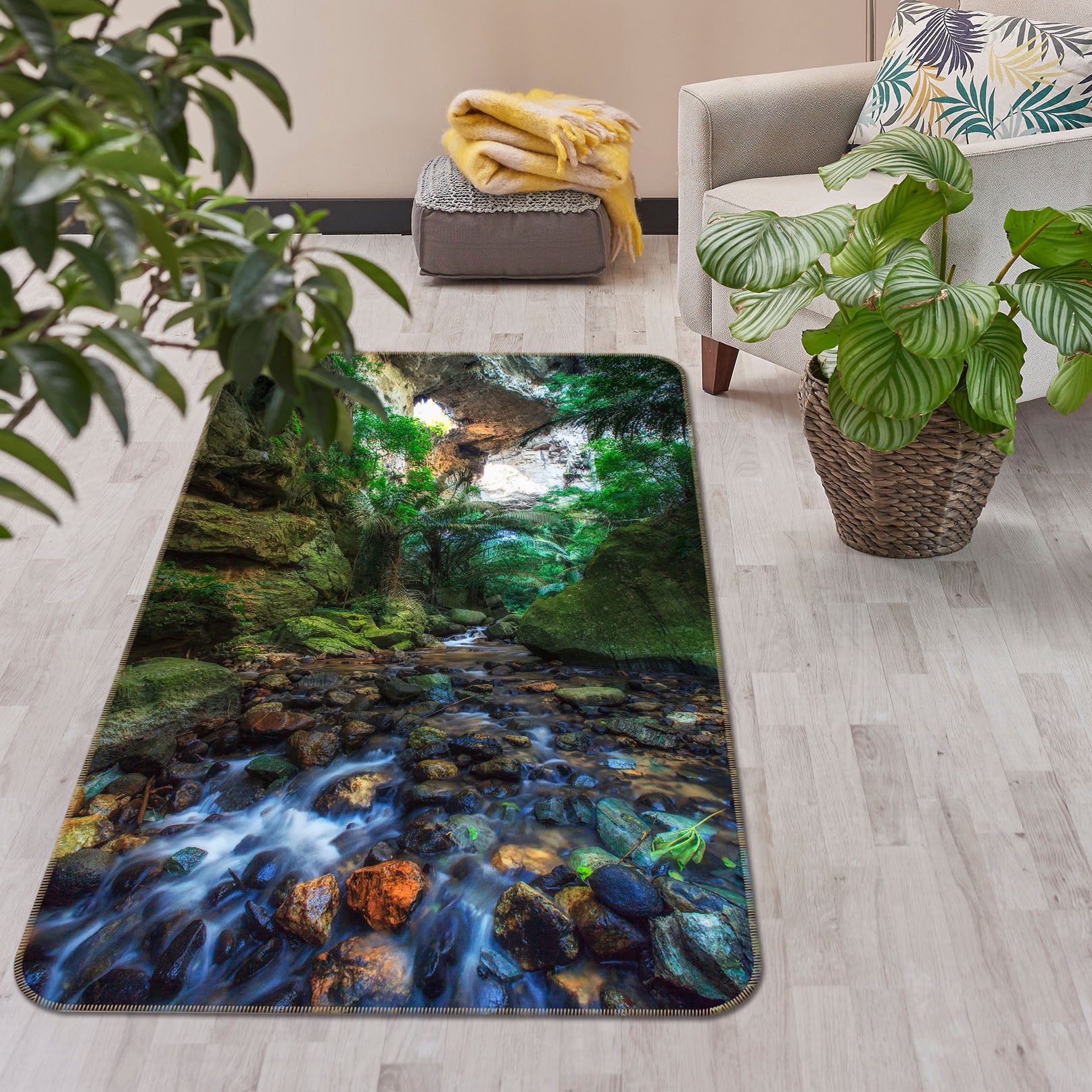 3D Stone Creek 26186 Non Slip Rug Mat