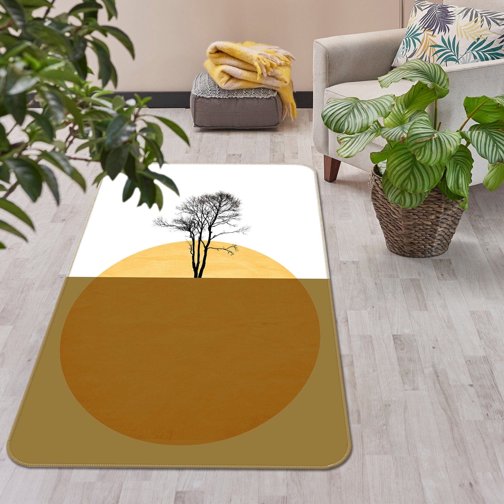 3D Golden Sea 1005 Boris Draschoff Rug Non Slip Rug Mat Mat AJ Creativity Home