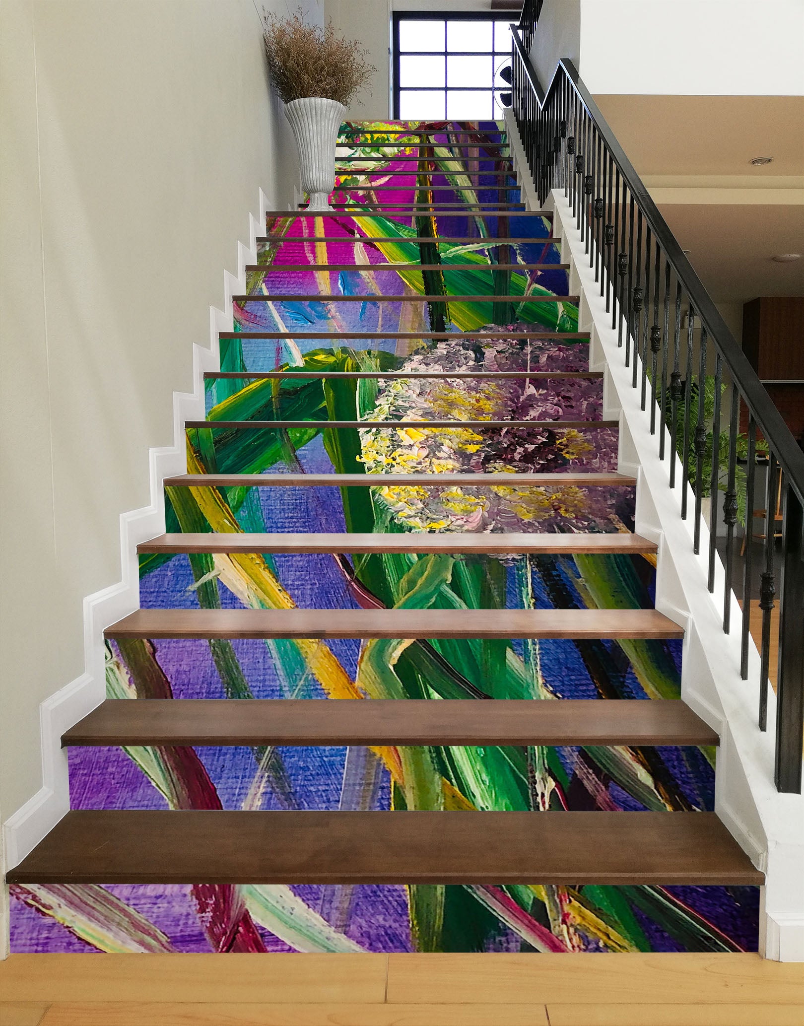 3D Dandelion Flower 2012 Skromova Marina Stair Risers