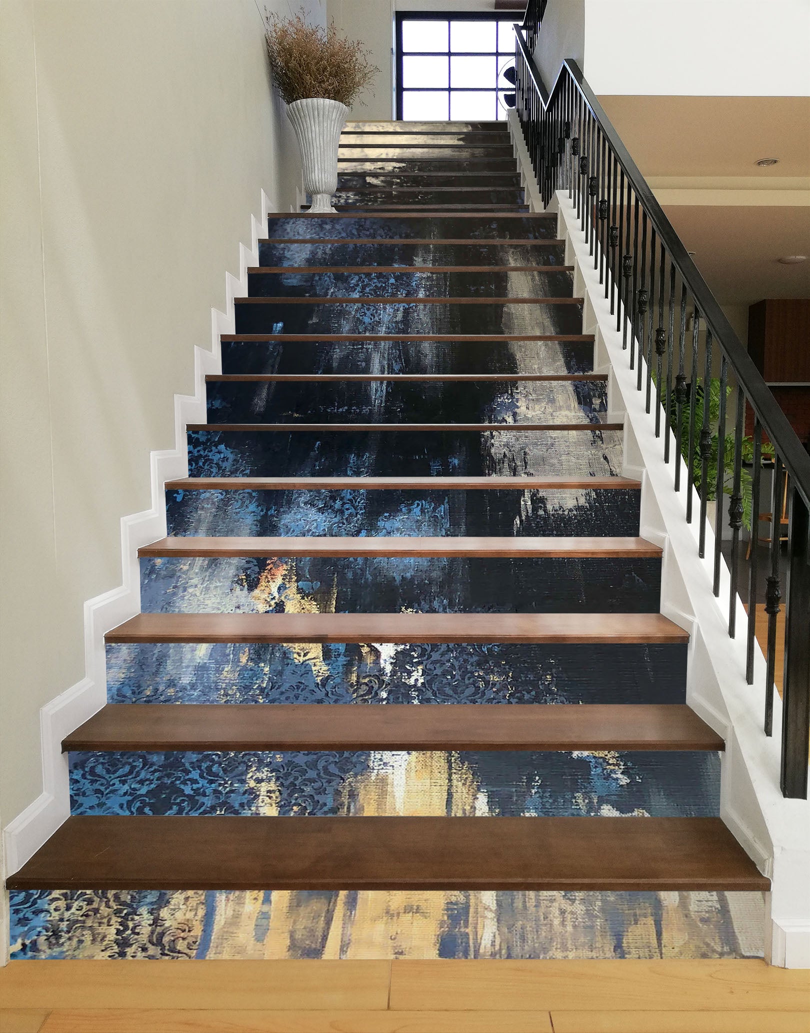 3D Painted Bird 825 Skromova Marina Stair Risers